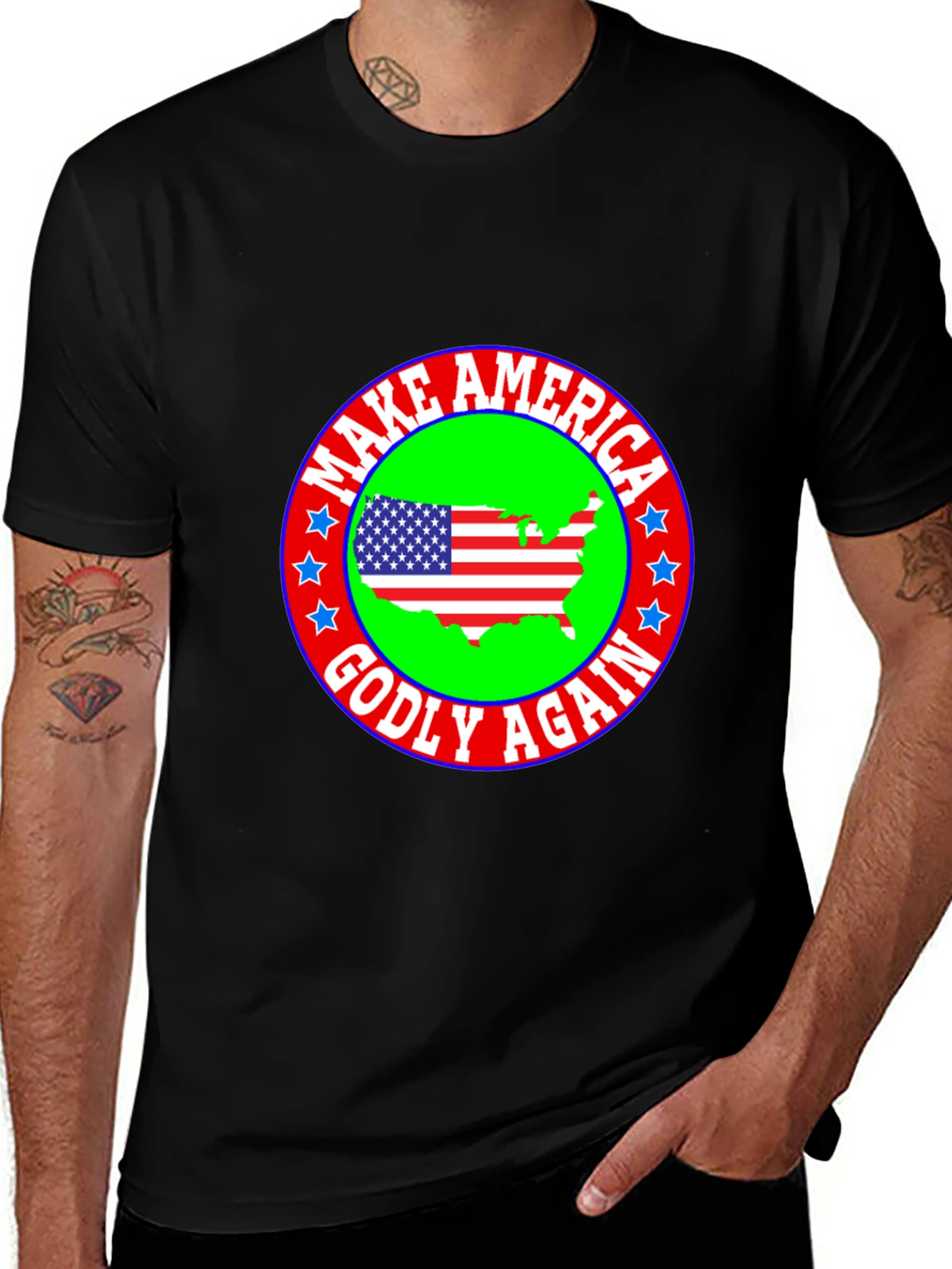 Variant 17 of Make America Godly Again T-Shirt