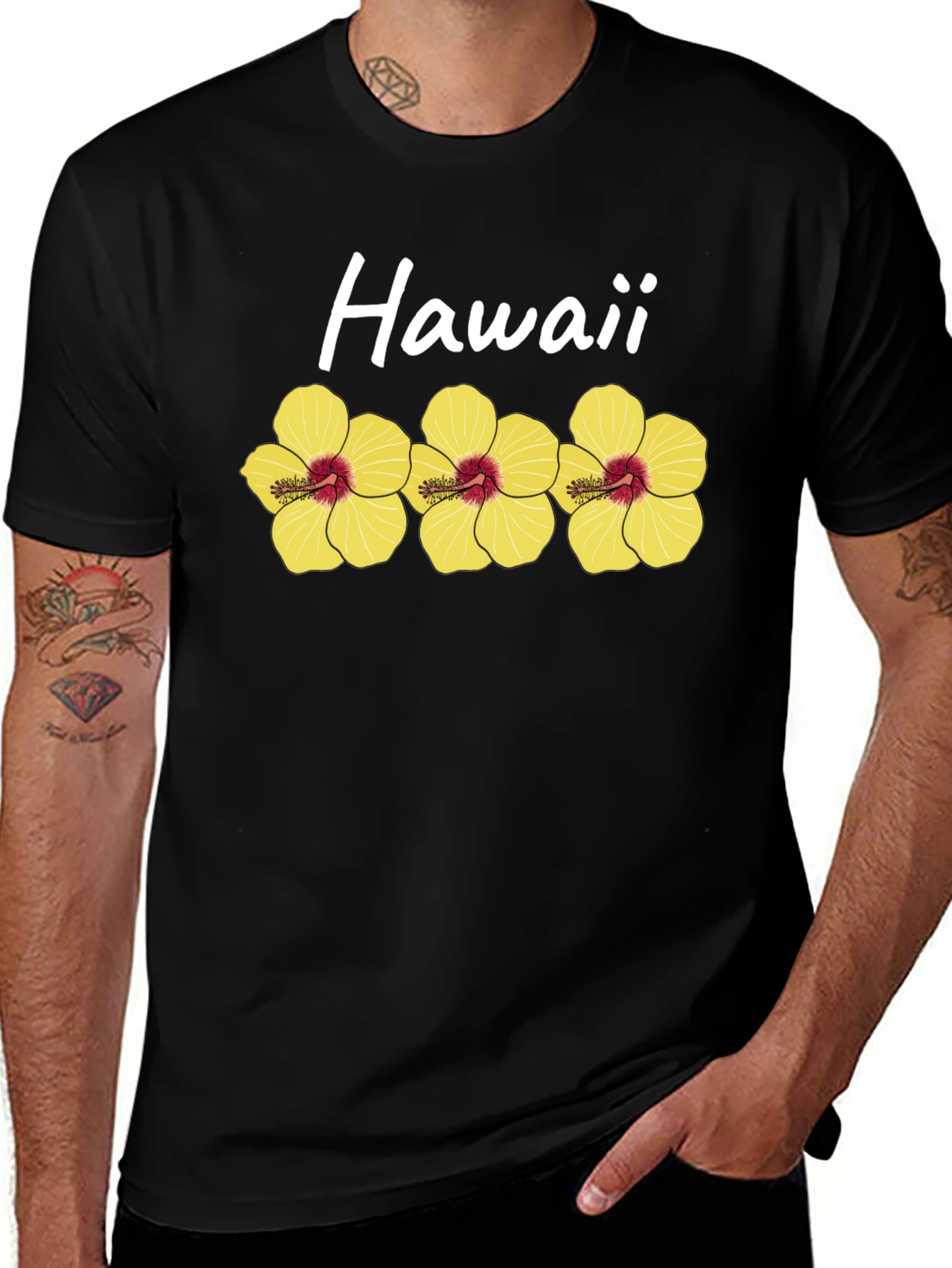 Variant 11 of Hawaii Hibiscus Flower T-Shirt