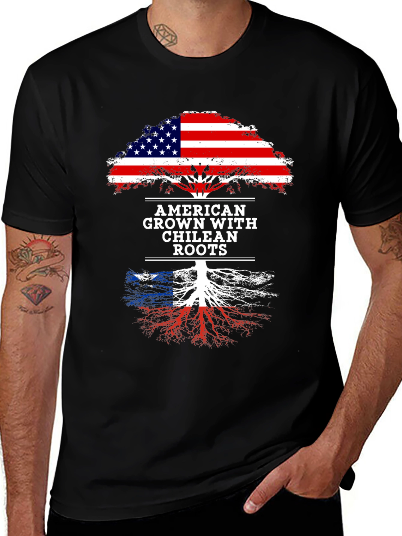 American Grown with Chilean Roots T-Shirt