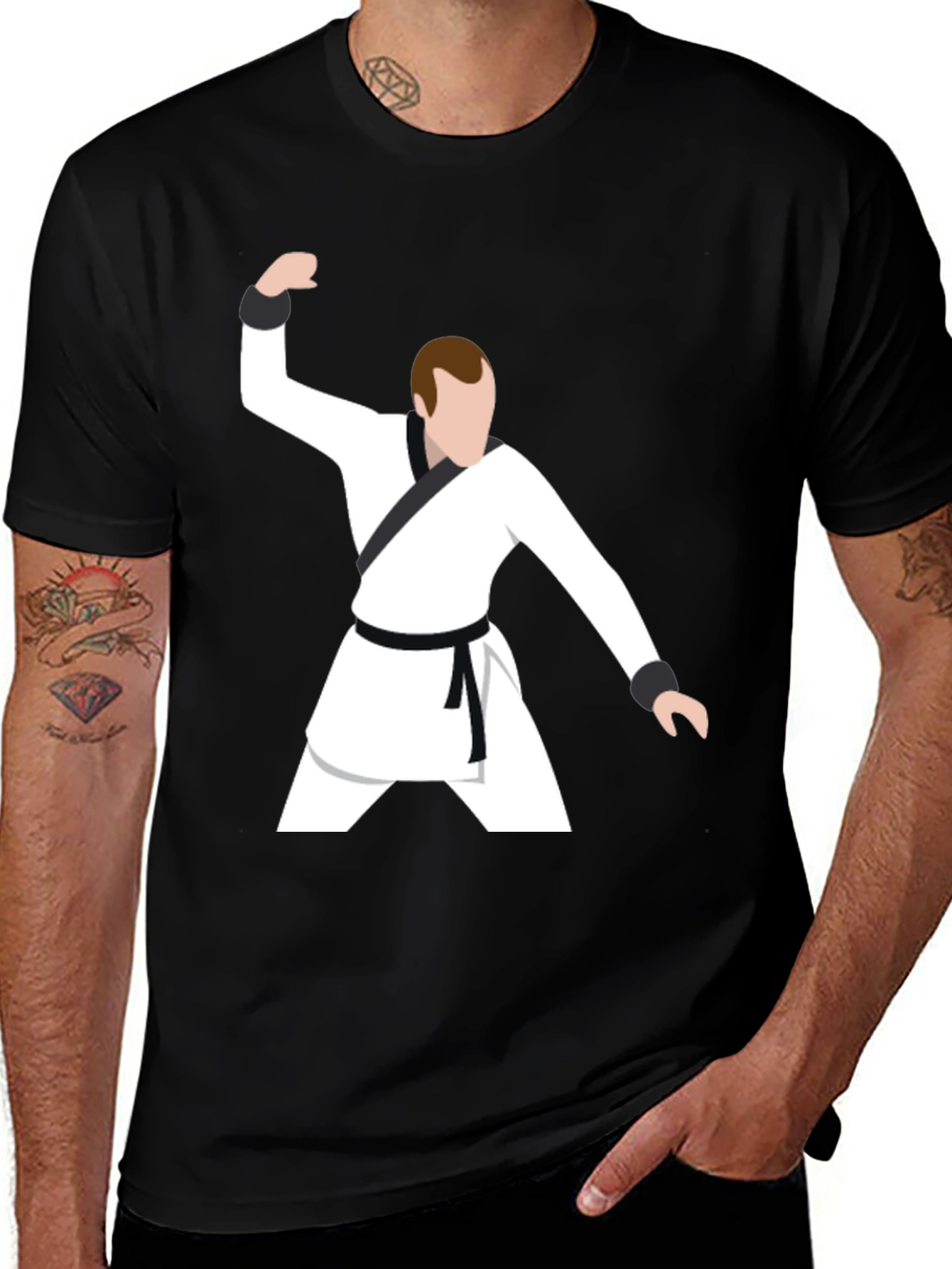 Variant 9 of Karate Graphic T-Shirt