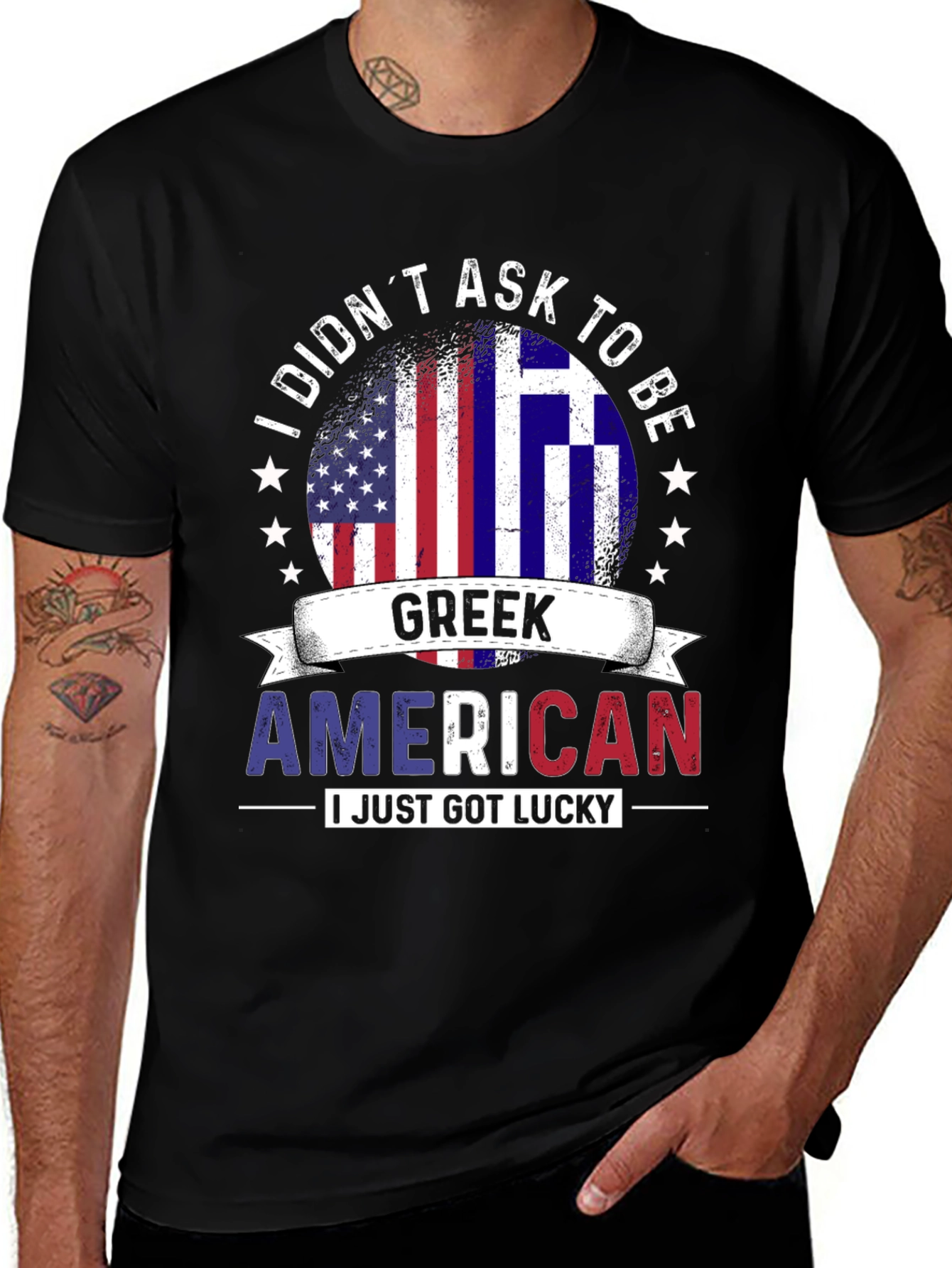Greek American Pride T-Shirt