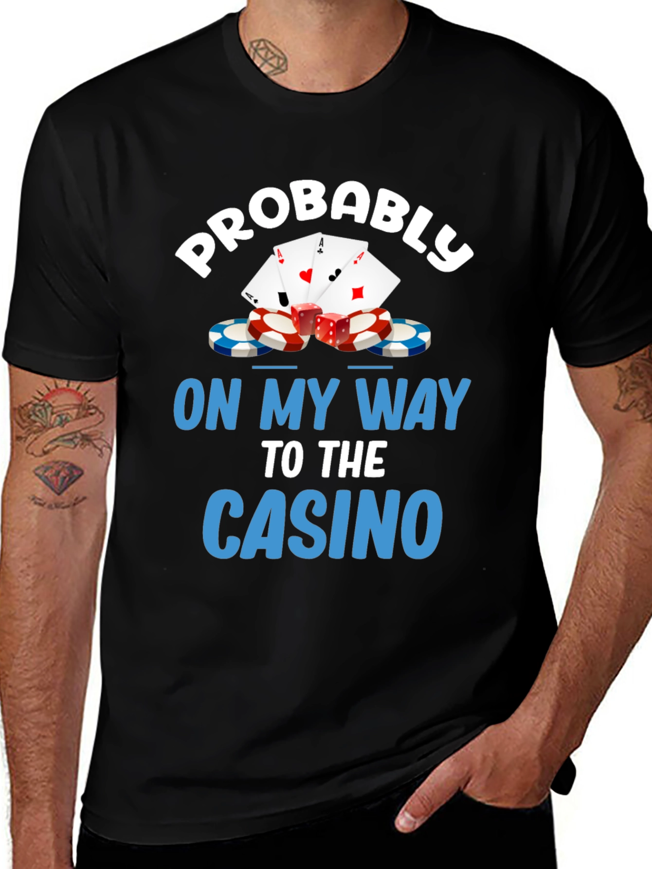 Variant 17 of Casino Bound T-Shirt - Gamble in Style