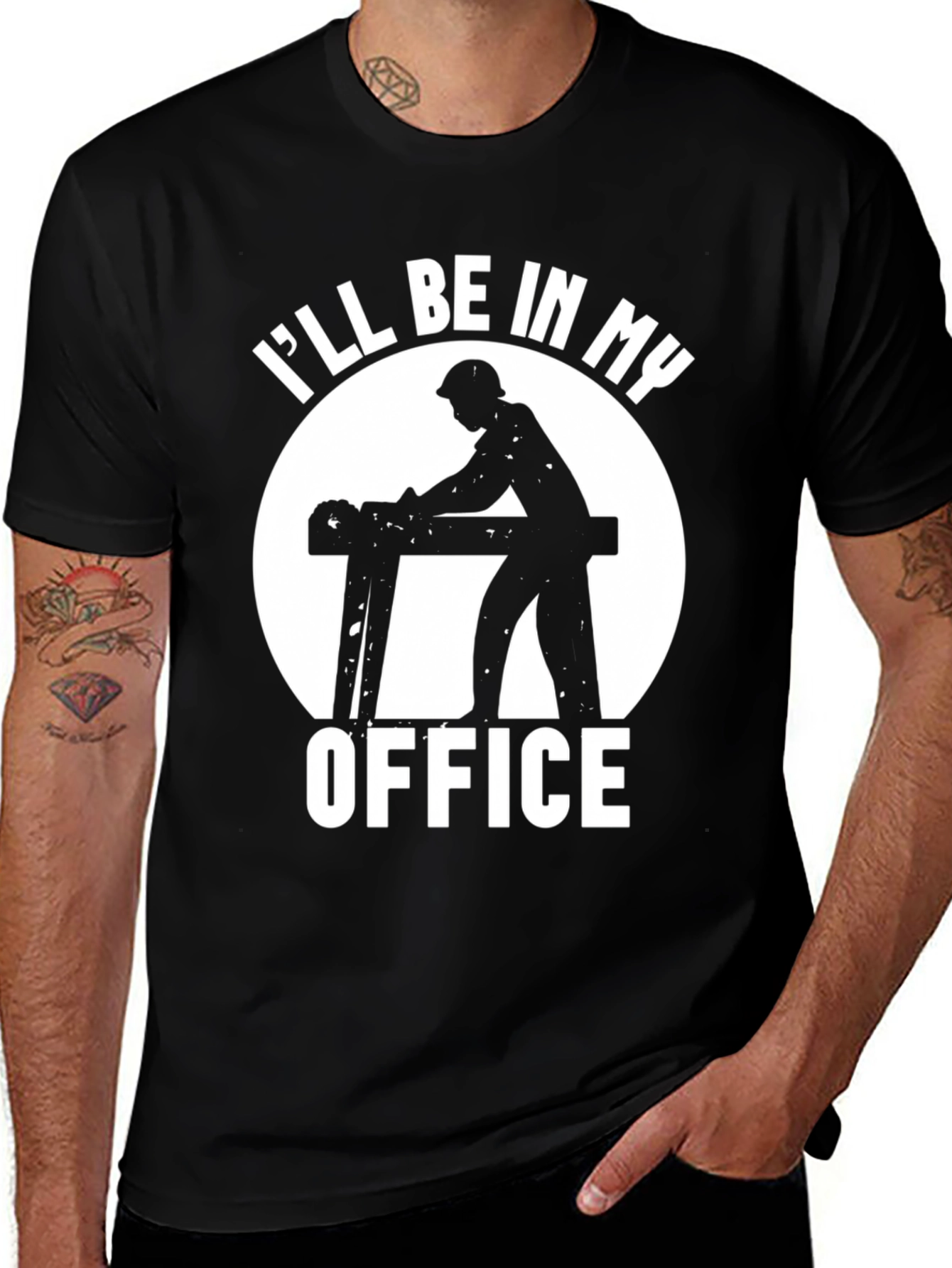 Variant 22 of Carpenter Office T-Shirt - Woodworking Humor Tee