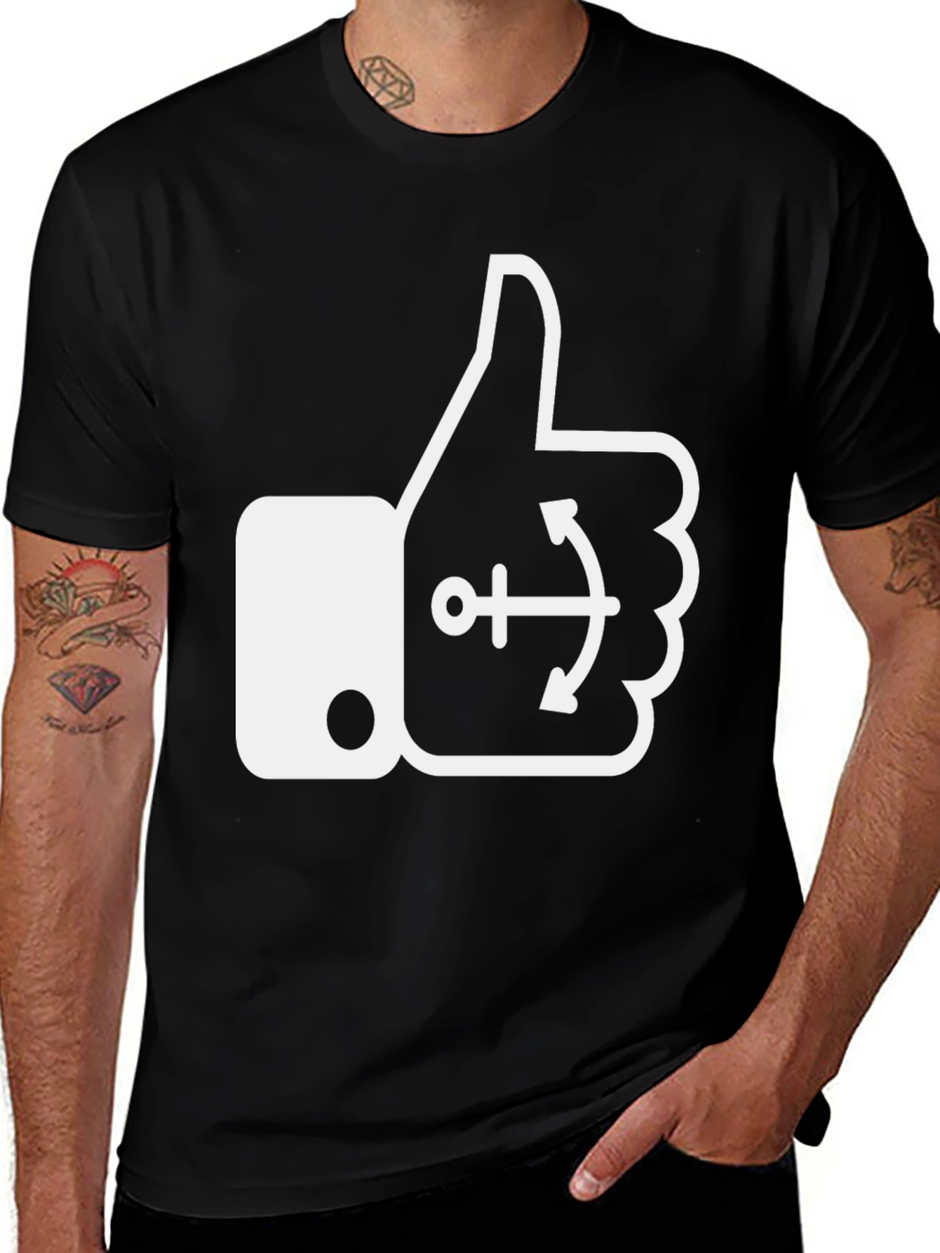 Variant 13 of Nautical Thumbs Up T-Shirt