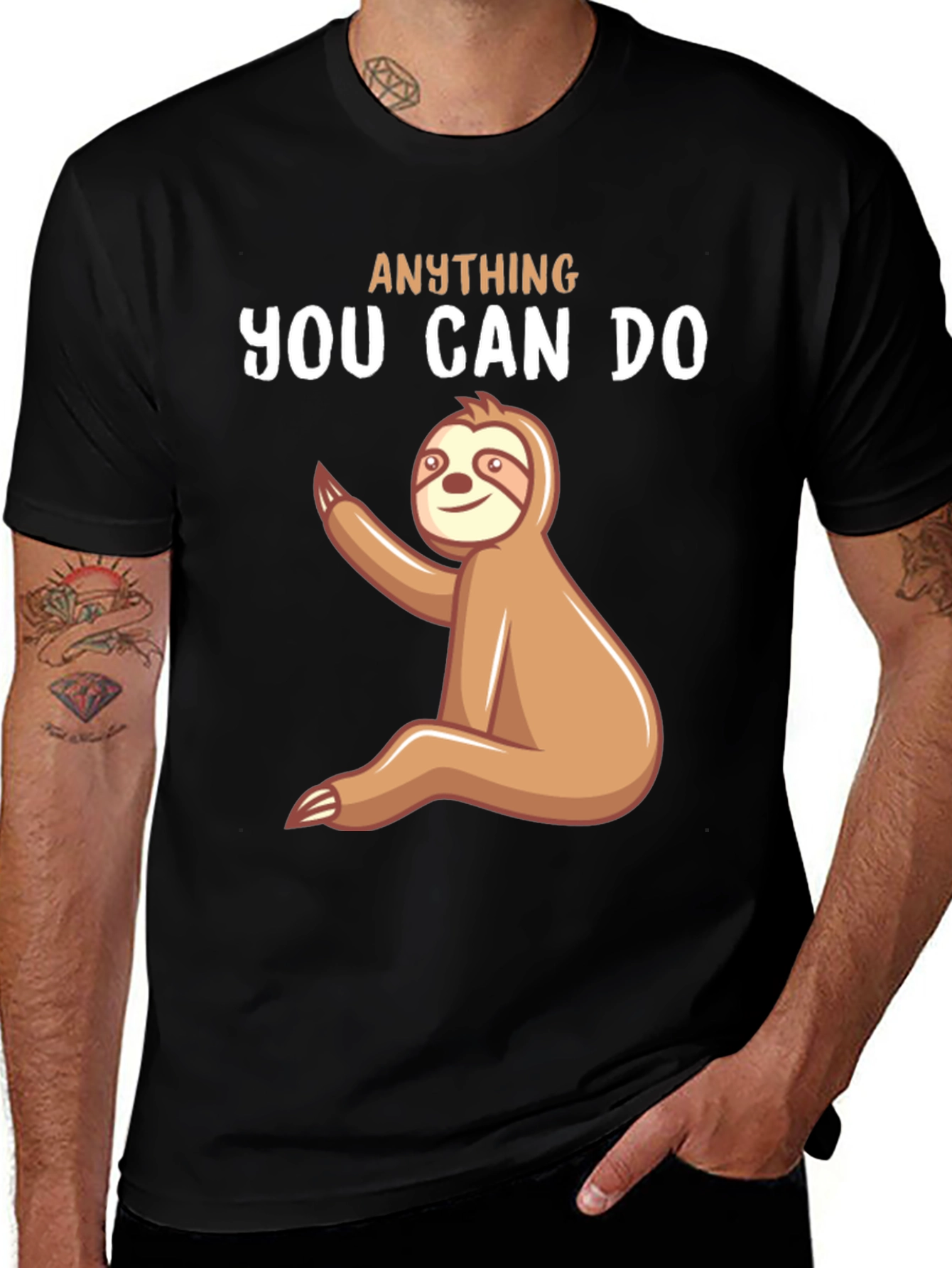Variant 7 of Funny Sloth Anything You Can Do T-Shirt
