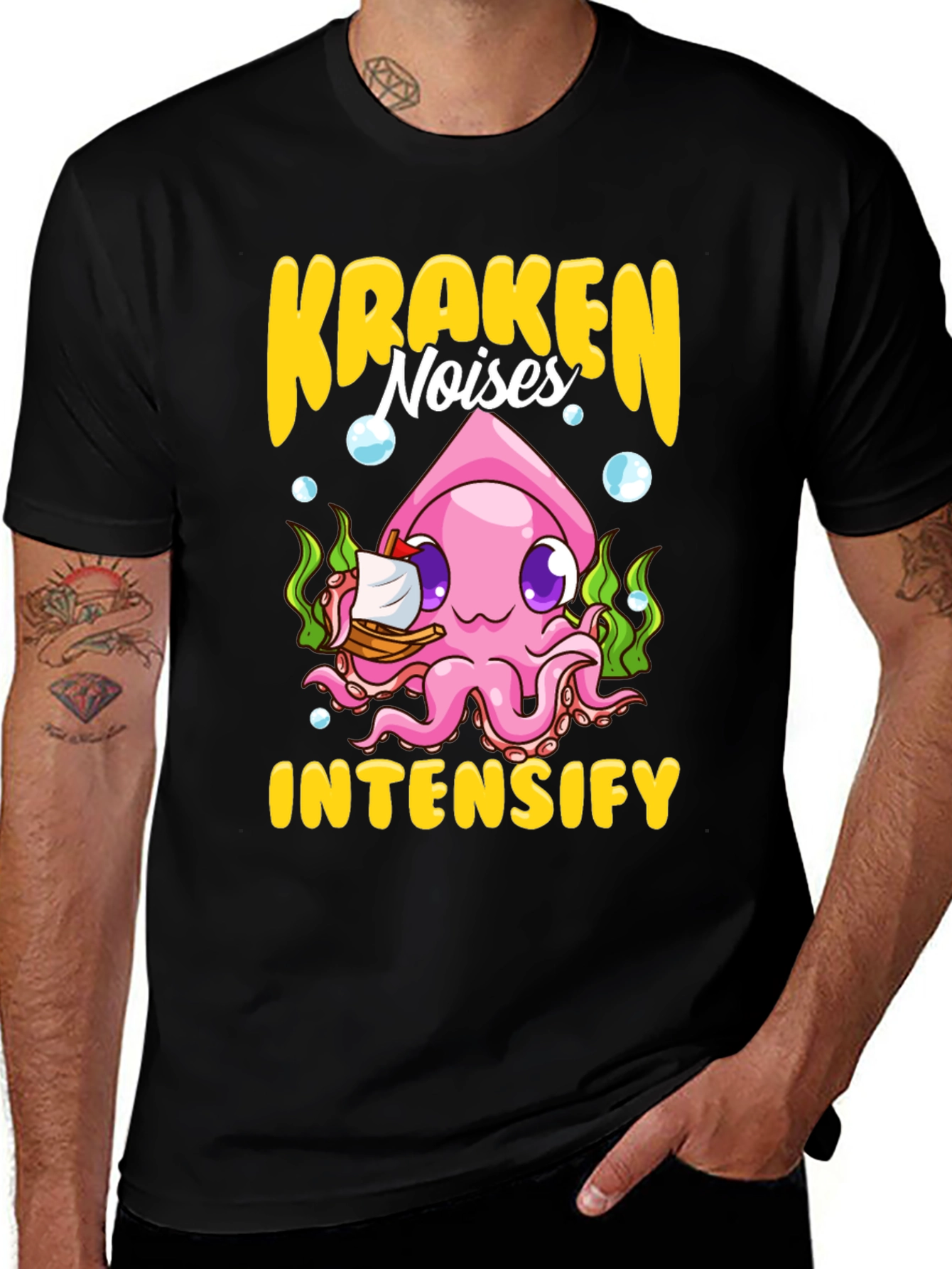 Variant 30 of Kraken Noises Intensify T-Shirt