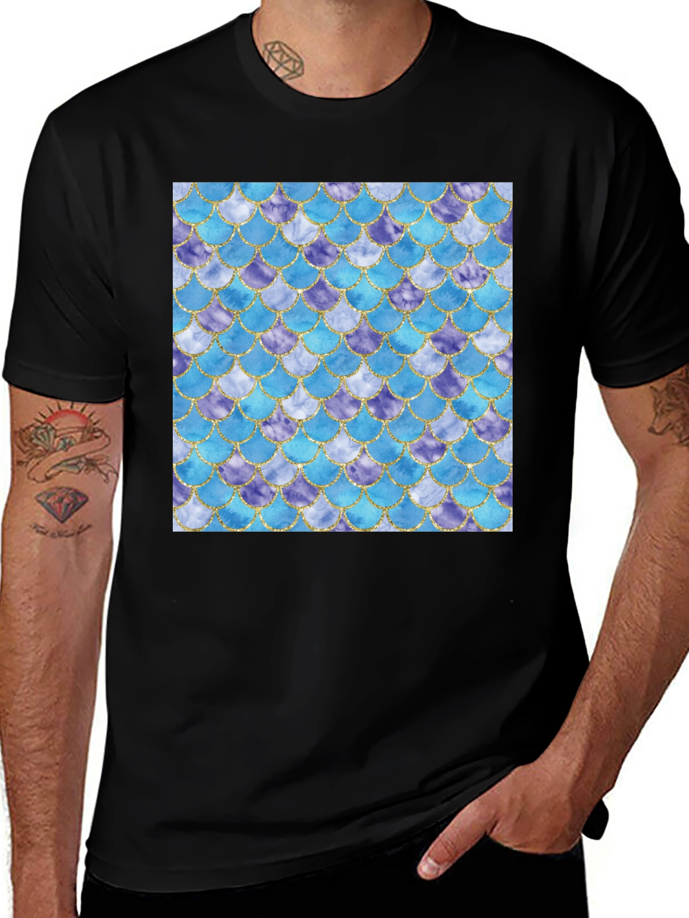 Variant 8 of Scales Pattern Tee