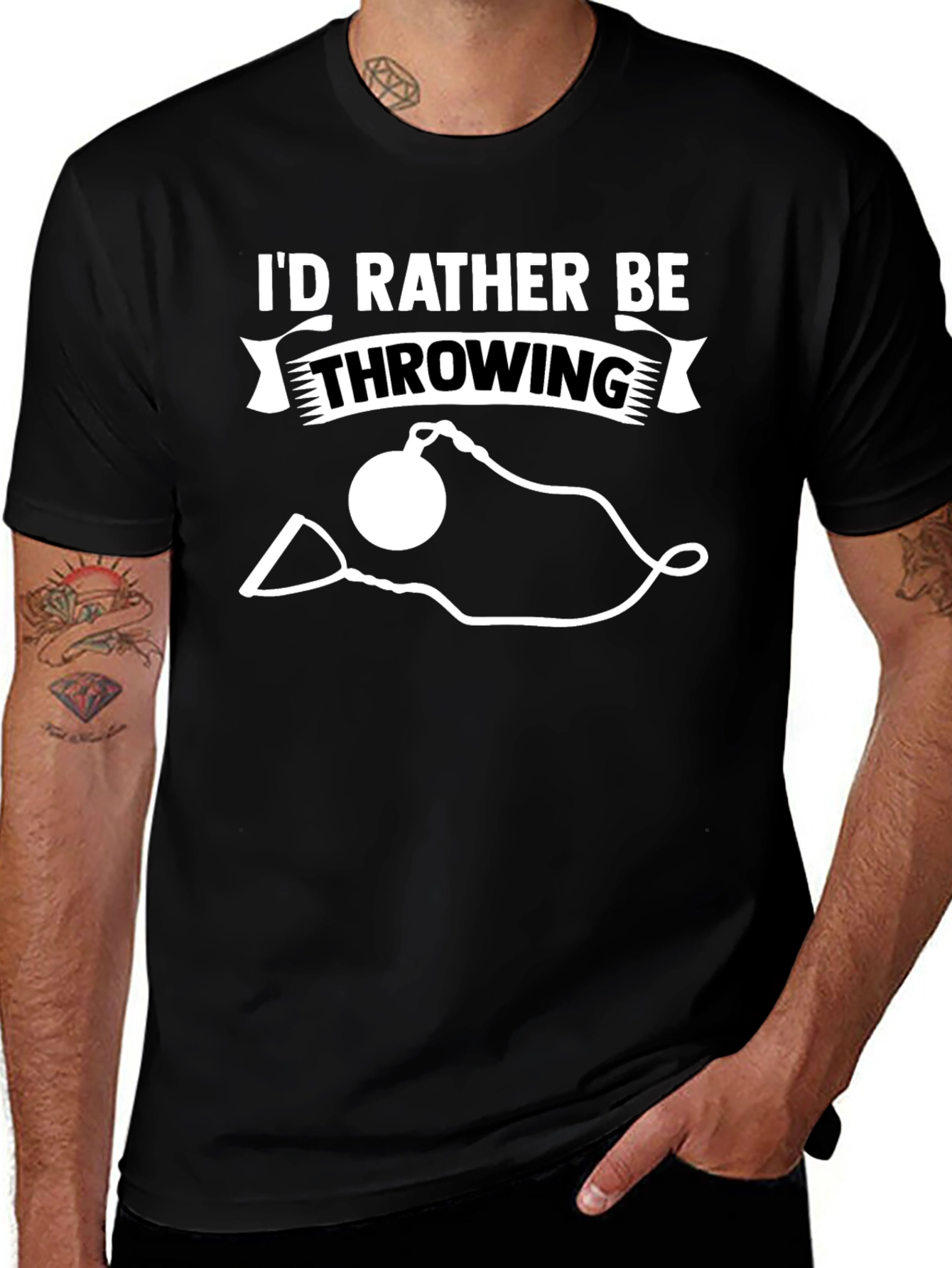 Variant 17 of Throwing Shot Put Graphic T-Shirt