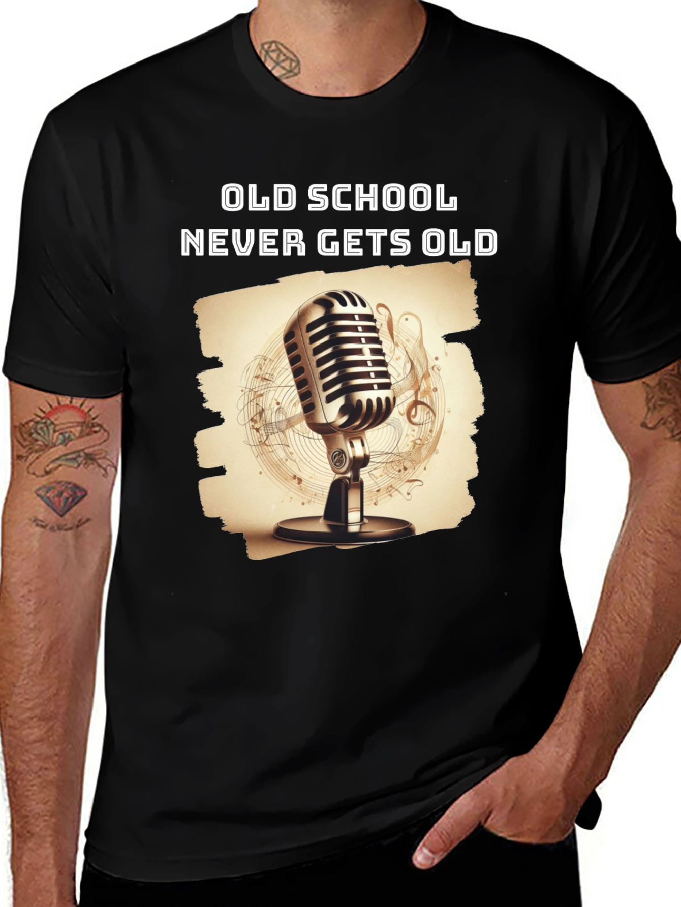 Variant 18 of Old School Never Gets Old T-Shirt
