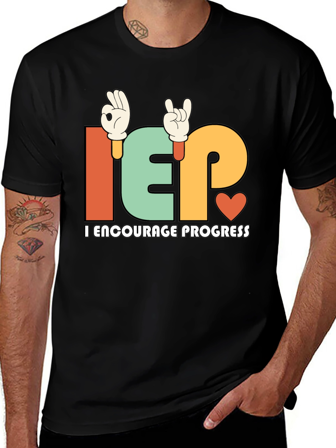 Variant 5 of I Encourage Progress IEP T-Shirt