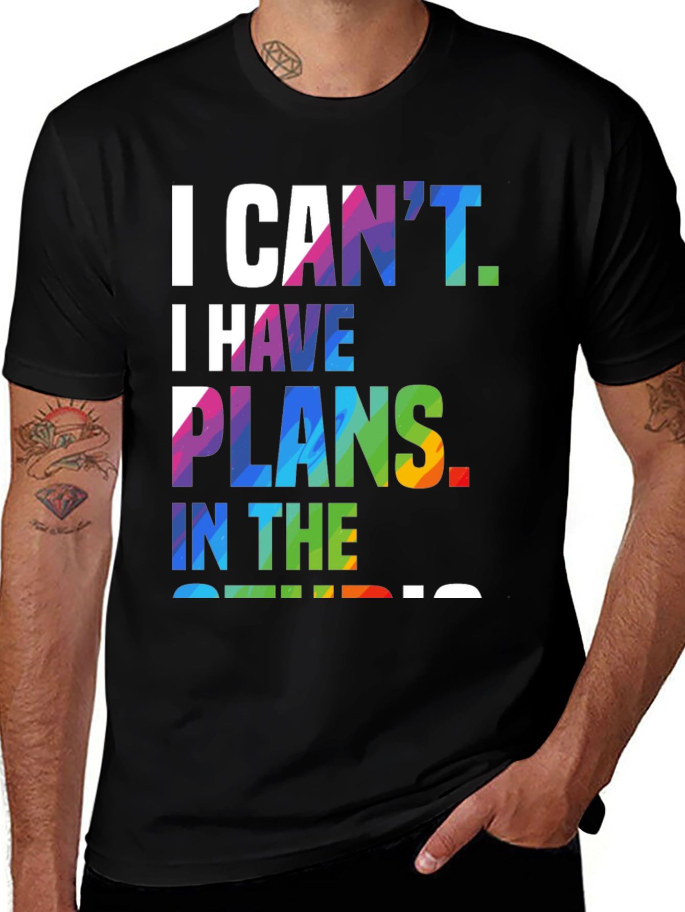 Variant 4 of I Can't, I Have Plans In The Studio T-Shirt