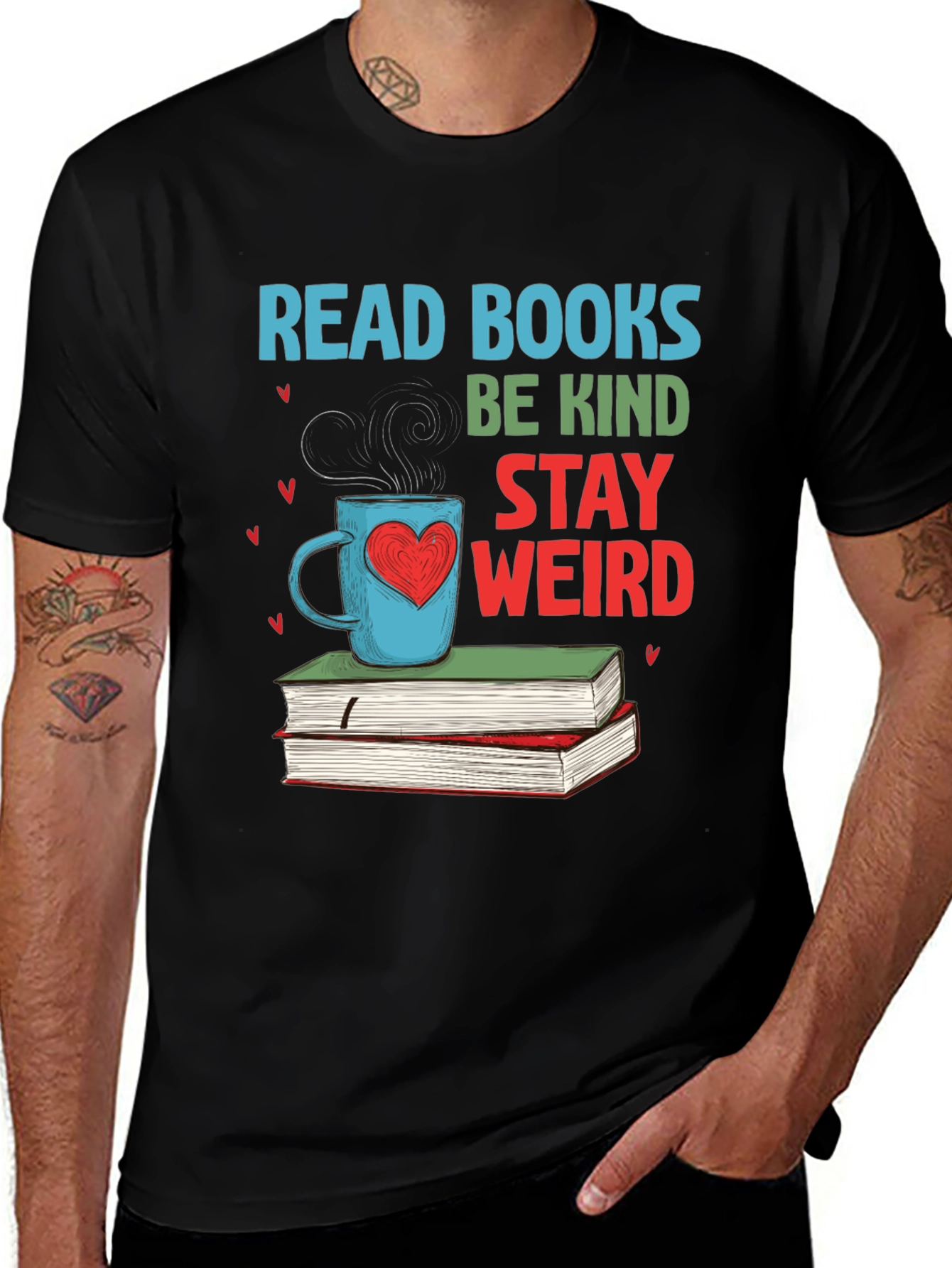 Read Books, Be Kind, Stay Weird T-Shirt
