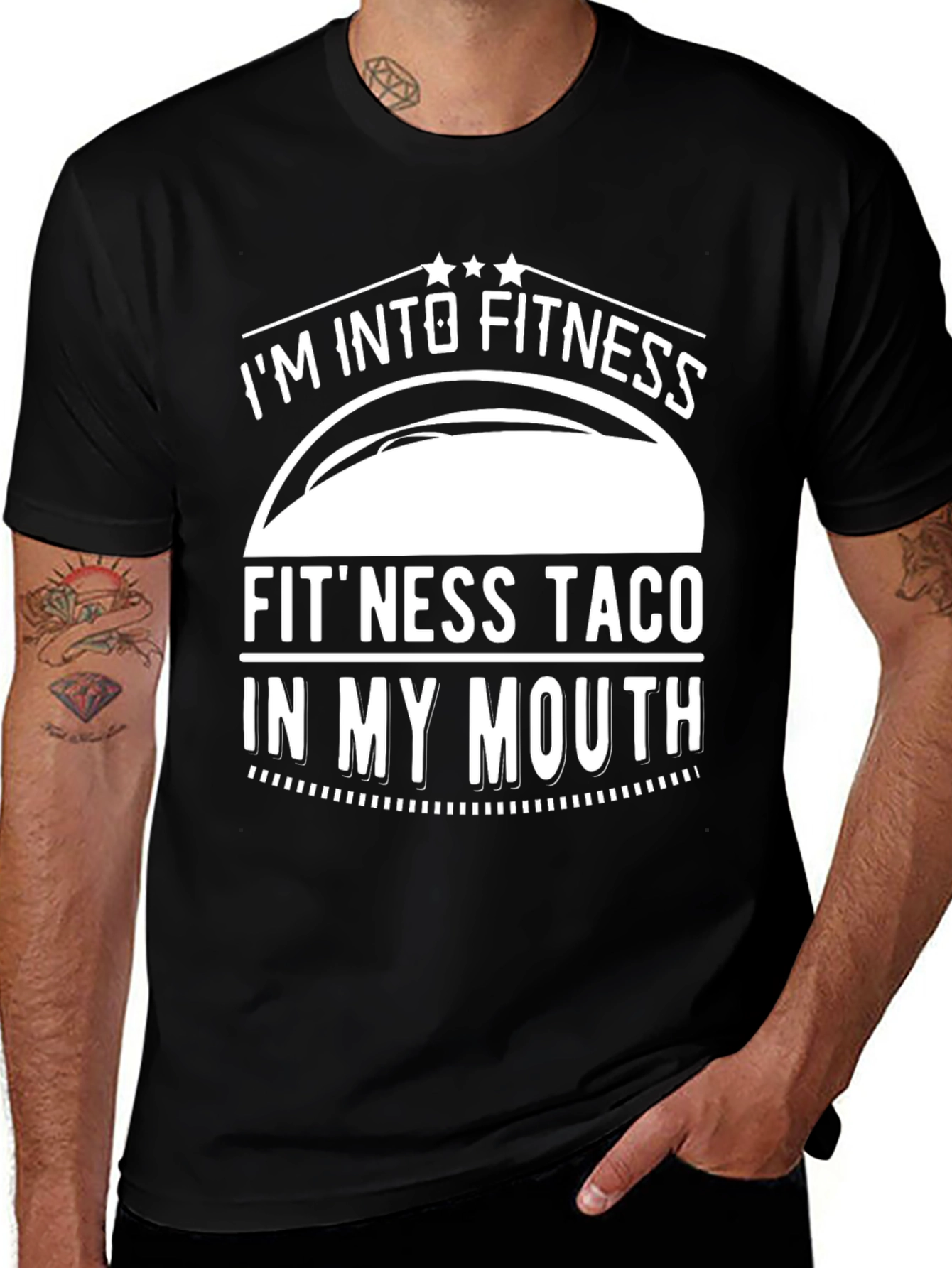 Variant 15 of Fitness Taco T-Shirt - Funny Workout Tee