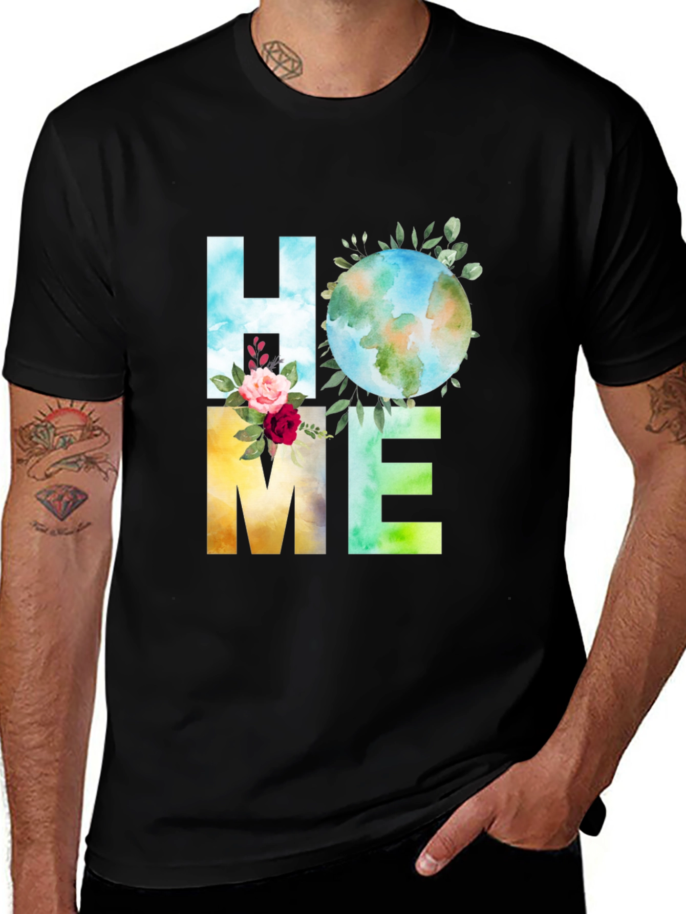 Eco-Friendly Earth Day Graphic T-Shirt