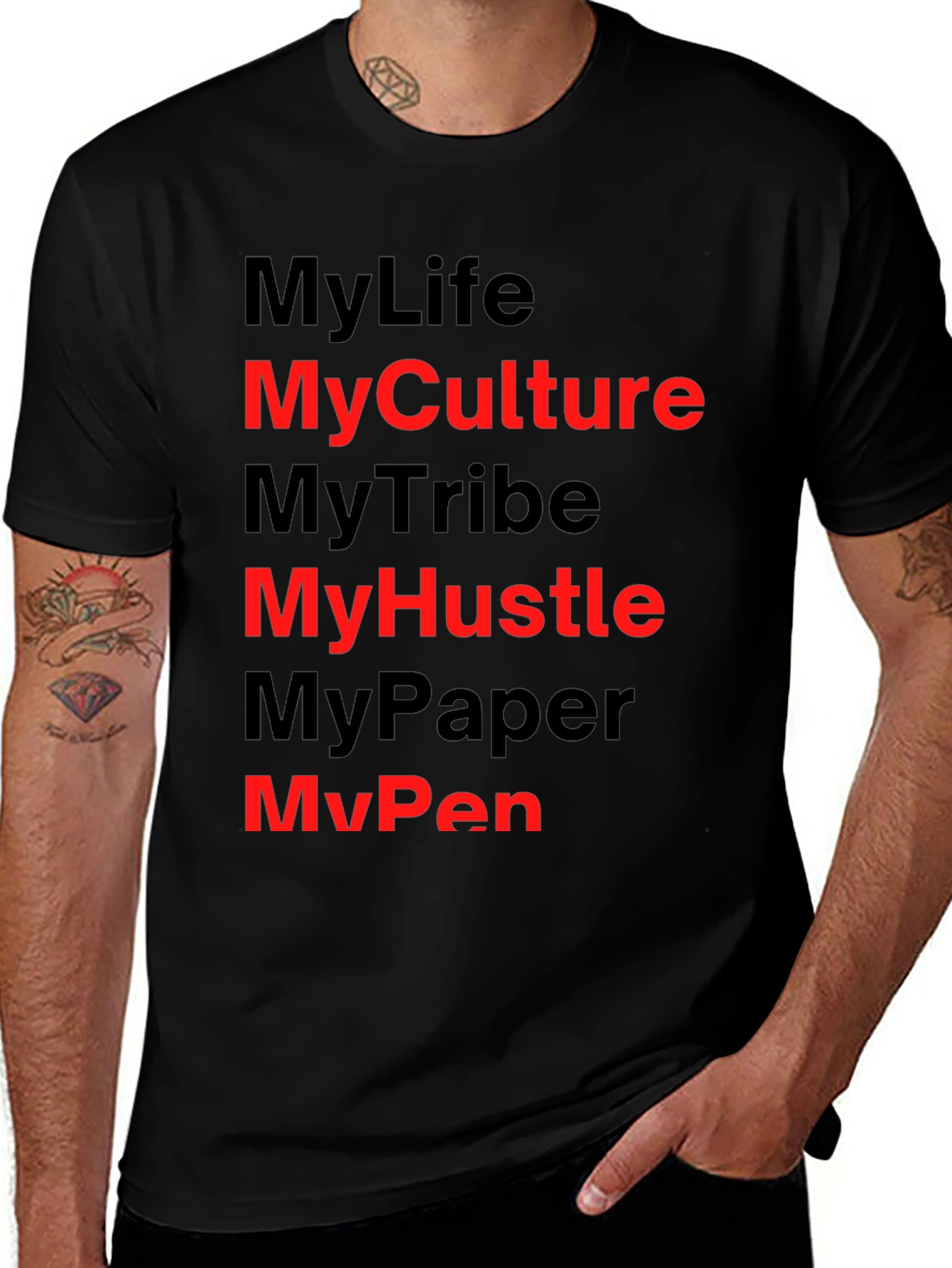 Variant 17 of My Life, My Culture Graphic Tee