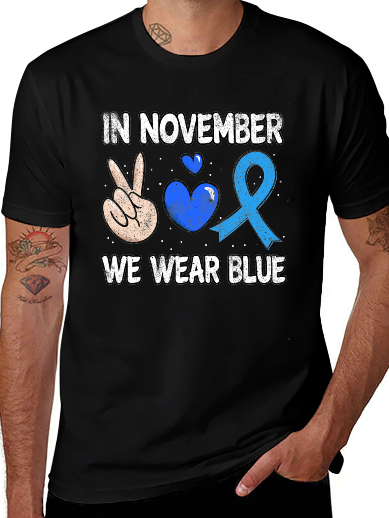 Variant 7 of In November We Wear Blue T-Shirt