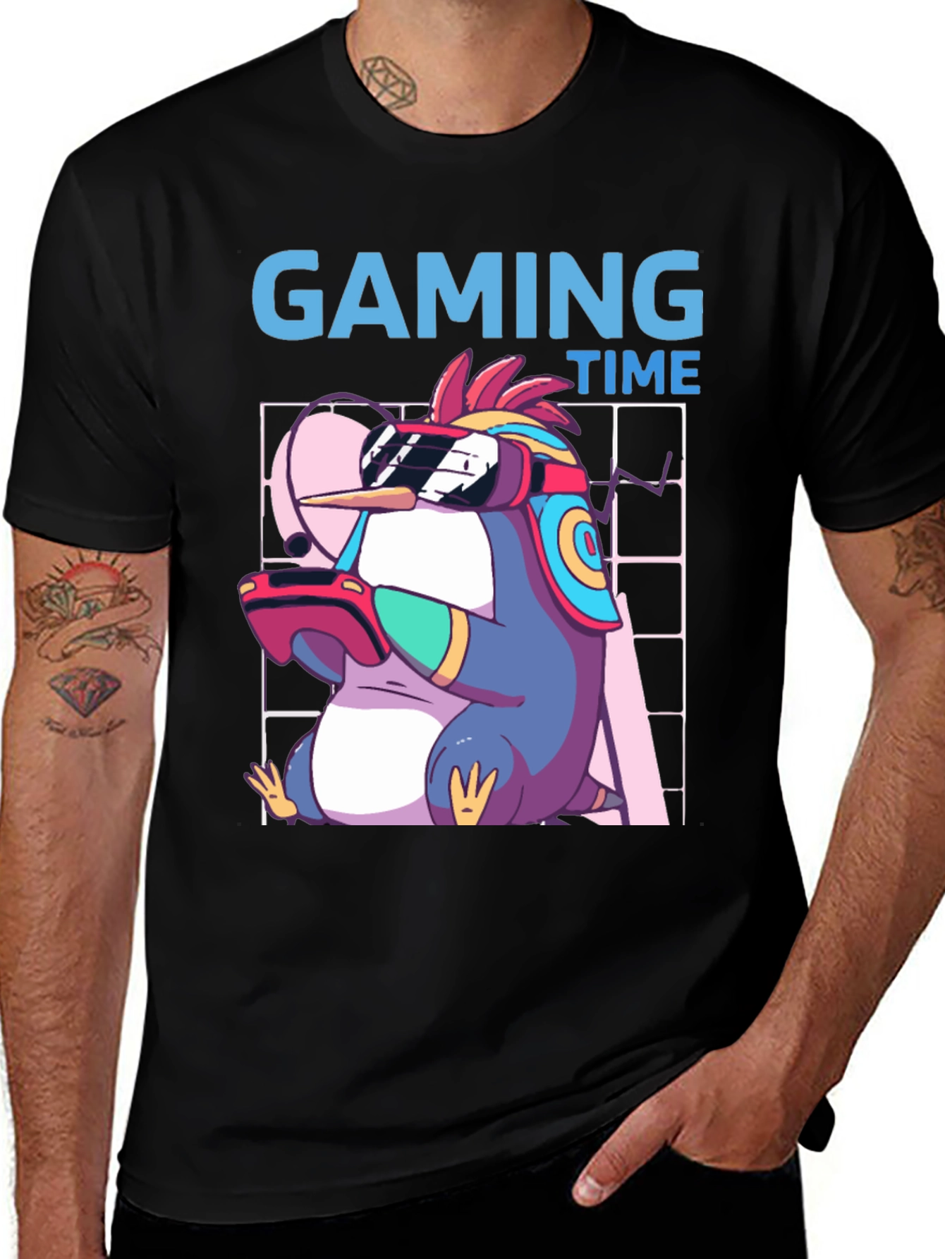 Variant 18 of Gaming Time Penguin T-Shirt