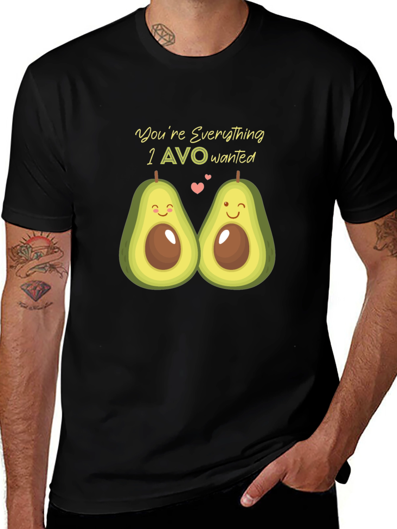 Variant 15 of Avocado Love T-Shirt - You're Everything I AVO Wanted