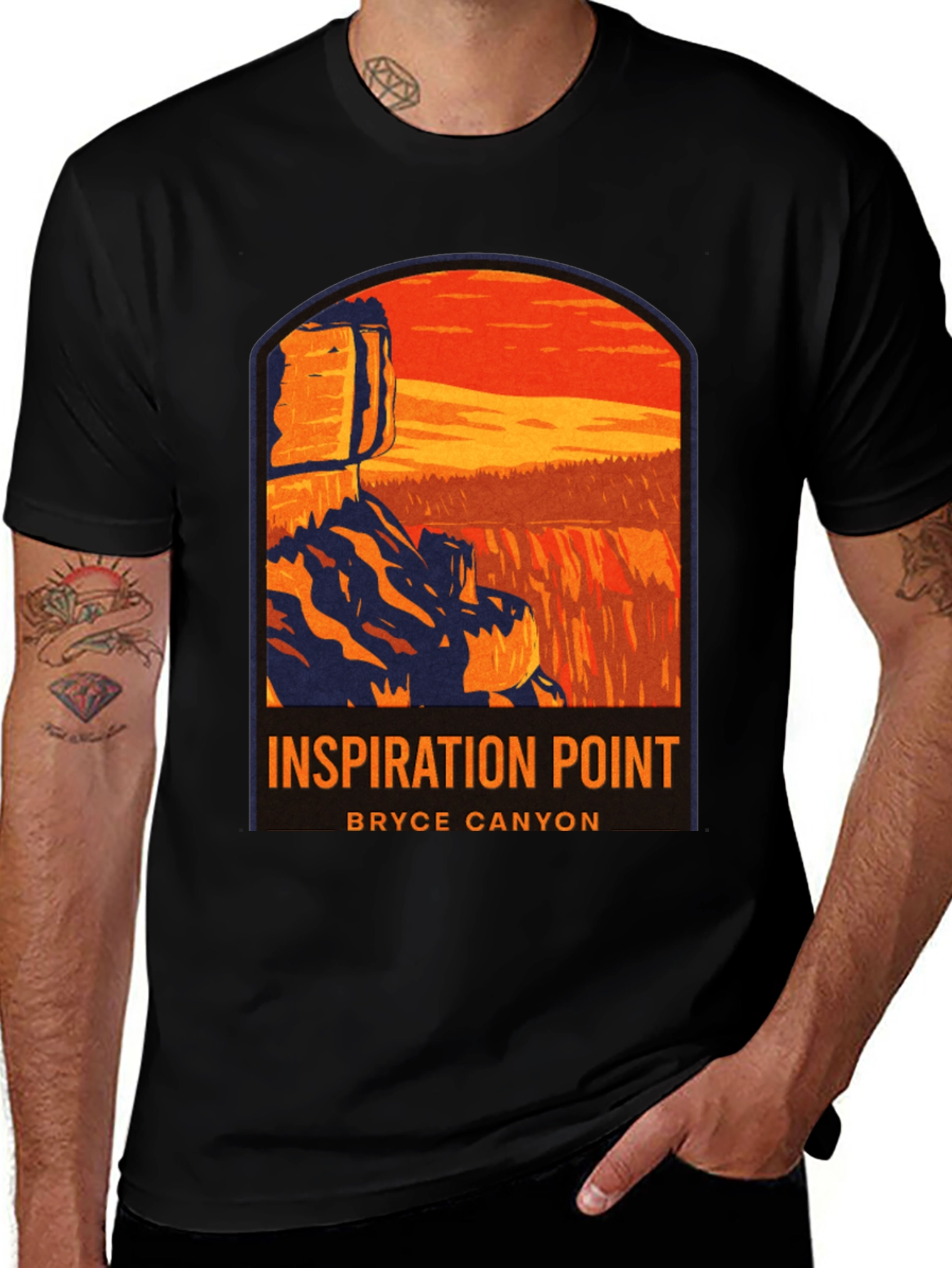 Variant 2 of Bryce Canyon Inspiration Point Graphic Tee