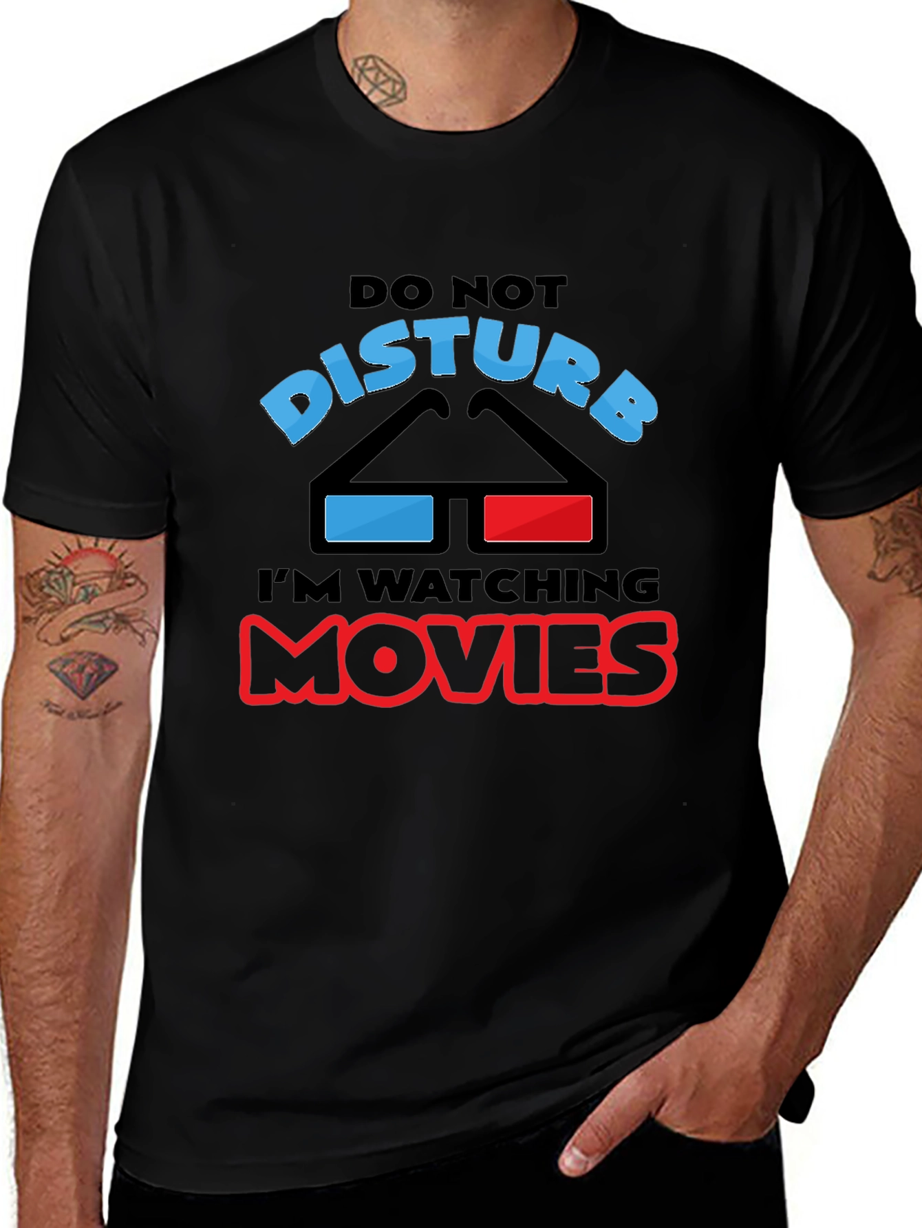 Variant 12 of Do Not Disturb, Watching Movies T-Shirt