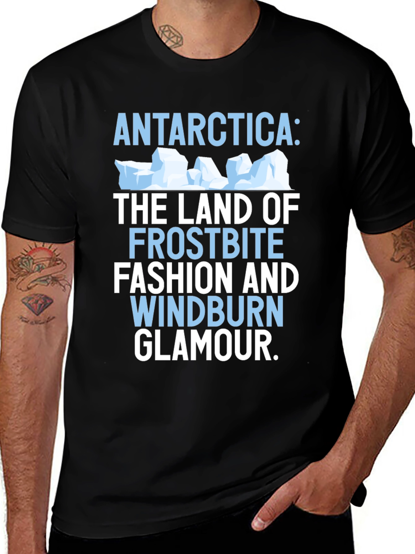 Antarctica Humor Graphic T-Shirt