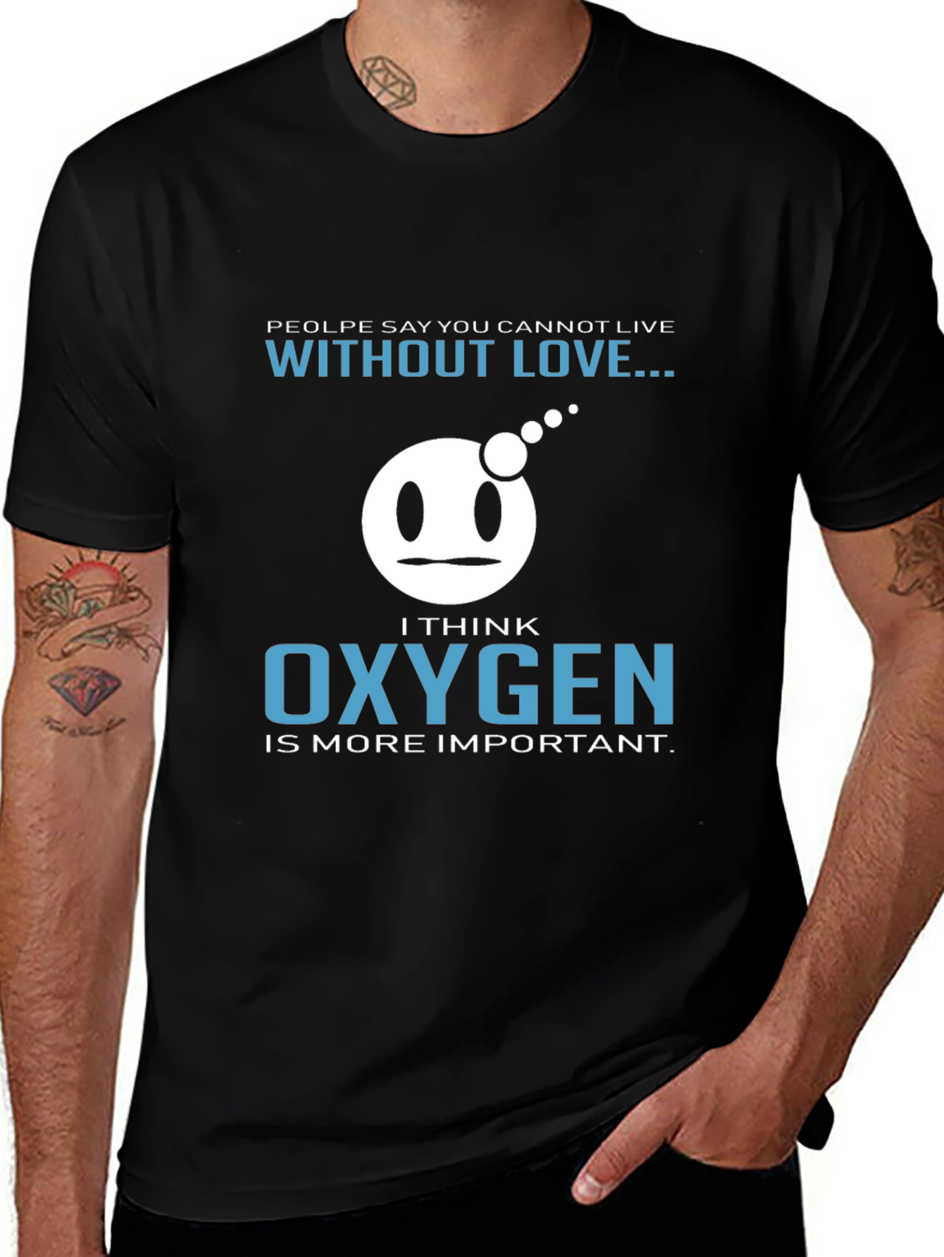Funny Oxygen is More Important Graphic T-Shirt