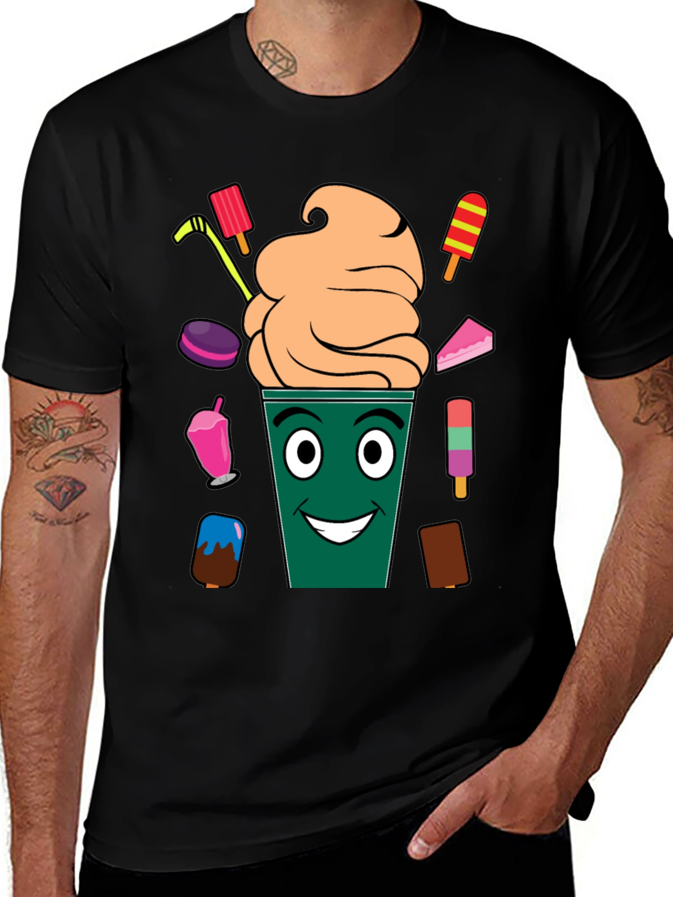 Variant 9 of Fun Dessert T-Shirt
