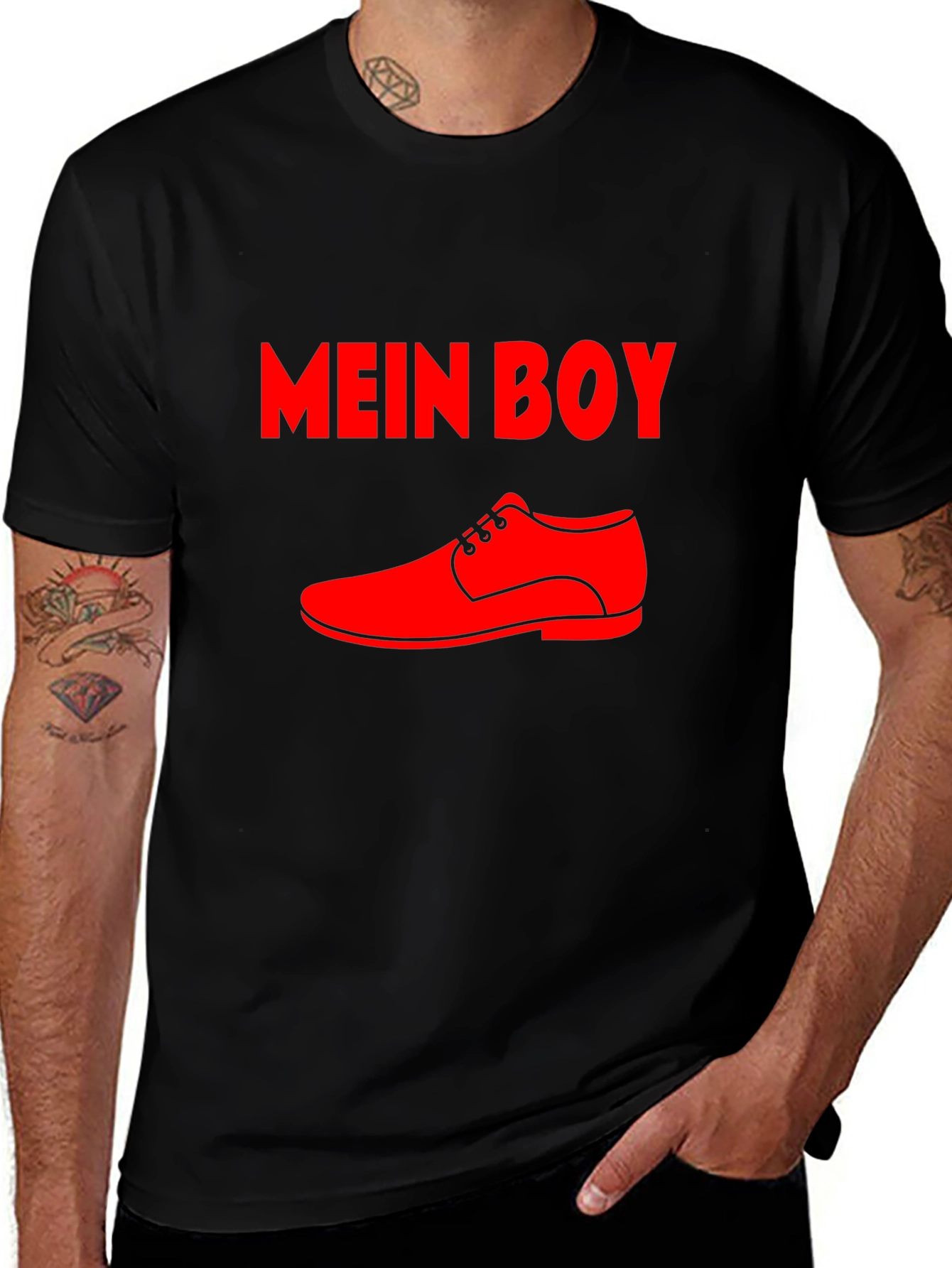 Variant 29 of Mein Boy Shoe Graphic Tee - Stylish Casual Wear