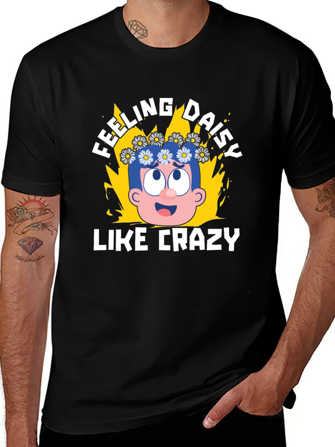 Variant 10 of Feeling Daisy Like Crazy Graphic T-Shirt