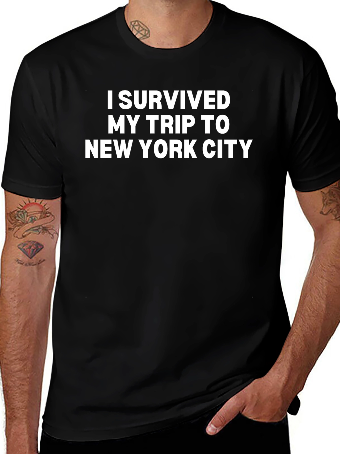 Variant 27 of I Survived My Trip to New York City Graphic Tee
