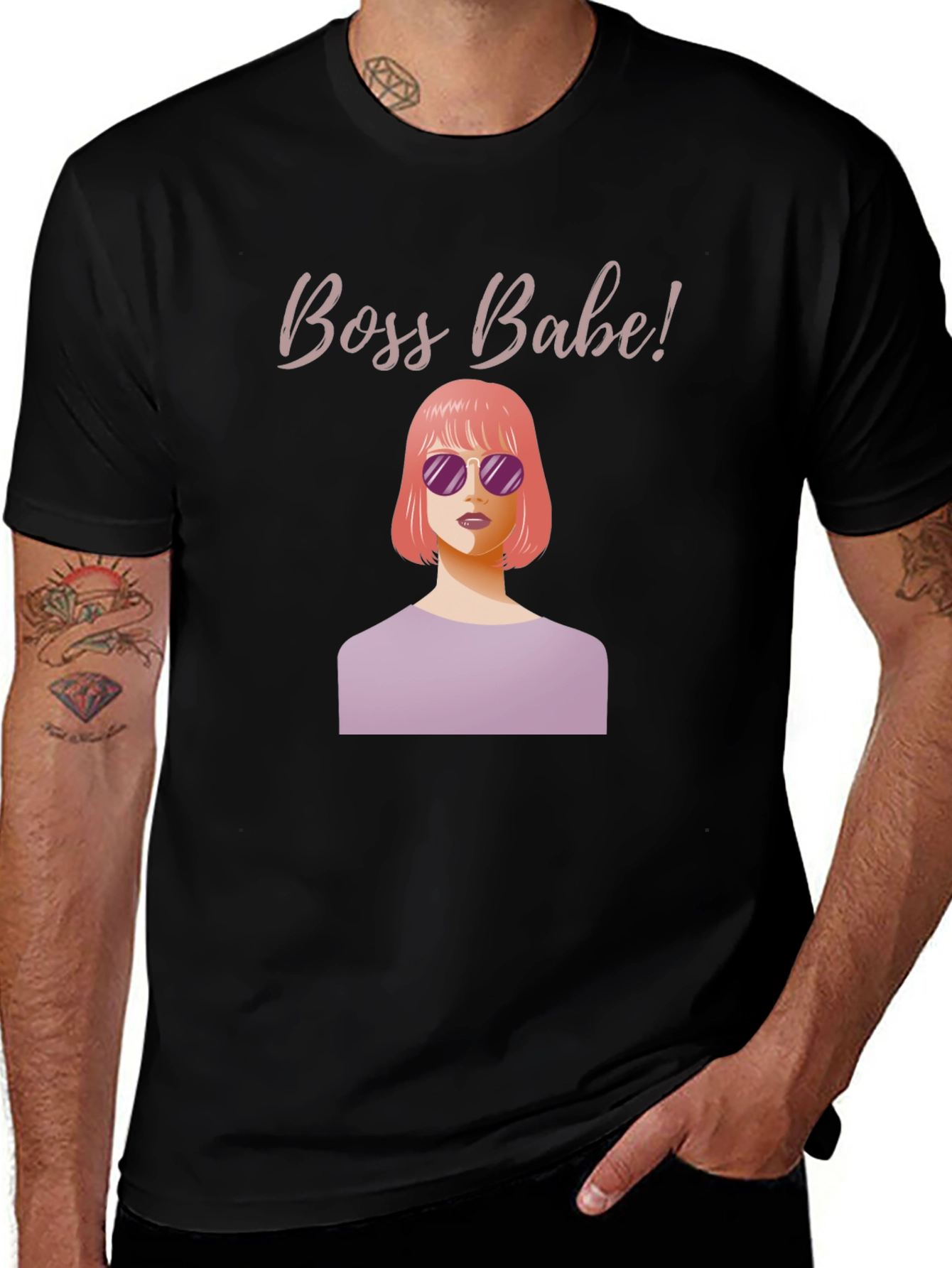 Variant 6 of Boss Babe Graphic T-Shirt - Trendy Tee