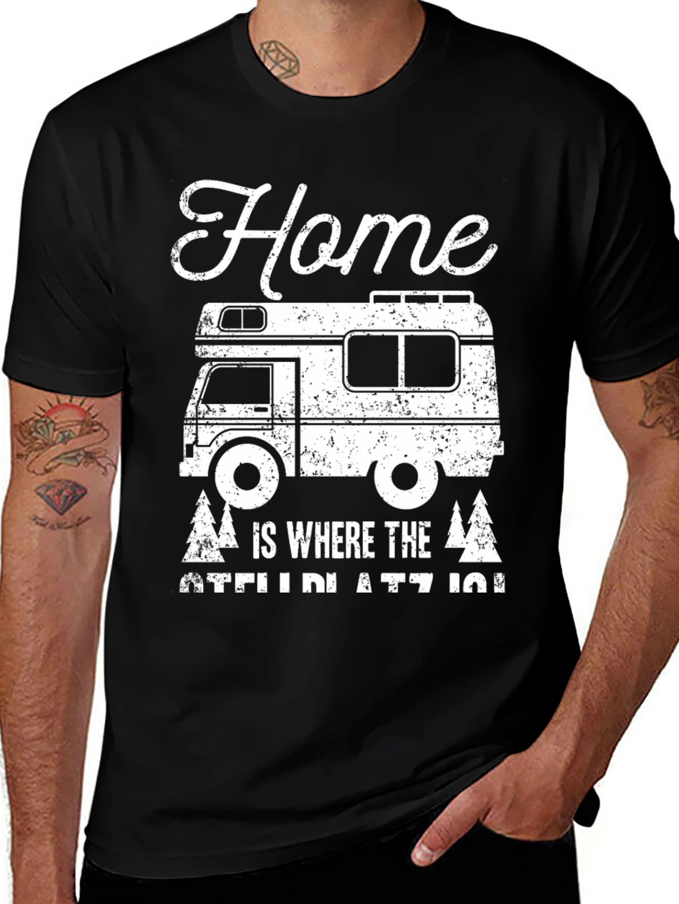 Home is Where You Park It Camper T-Shirt