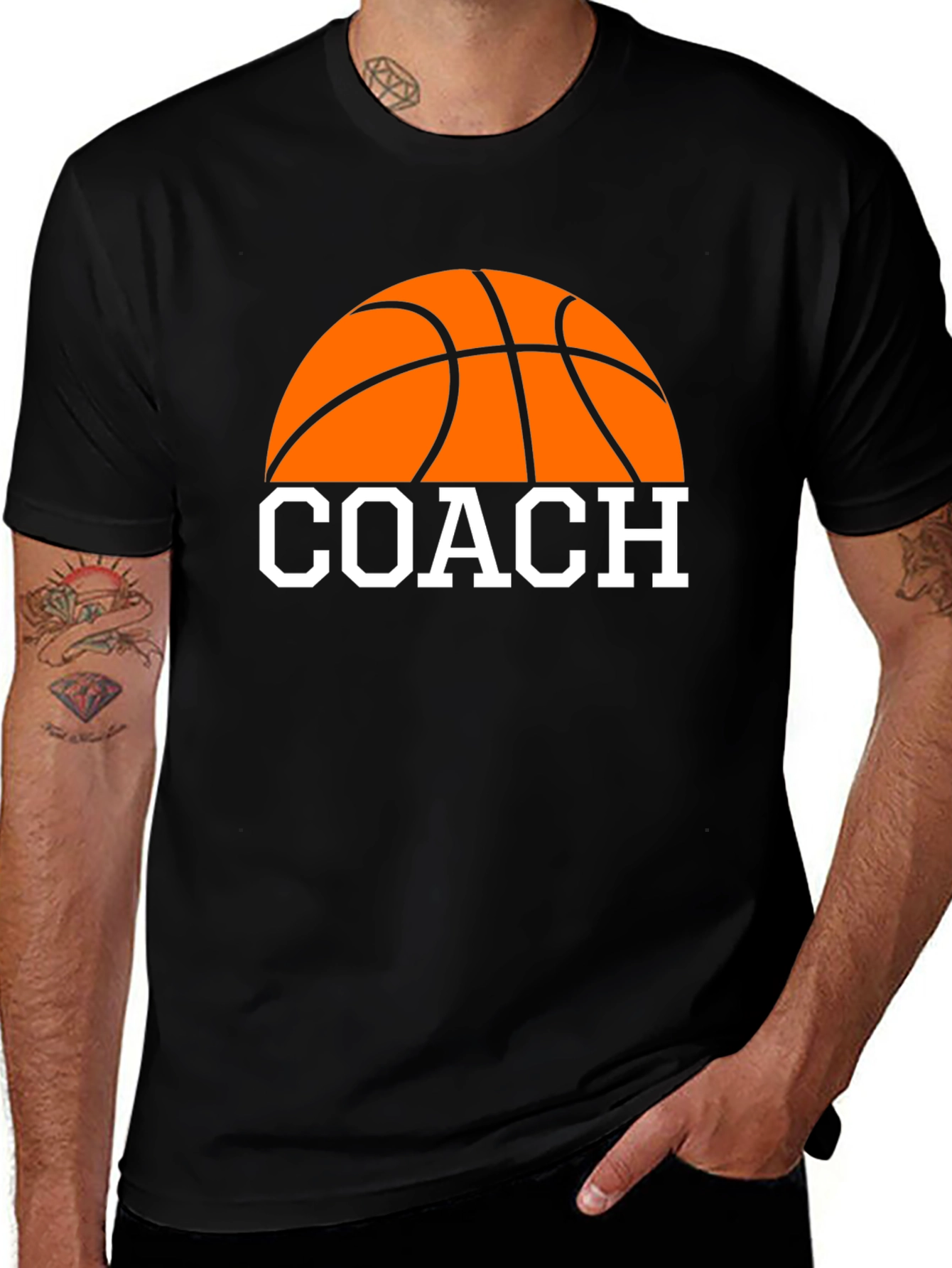 Variant 2 of Basketball Coach Graphic Tee