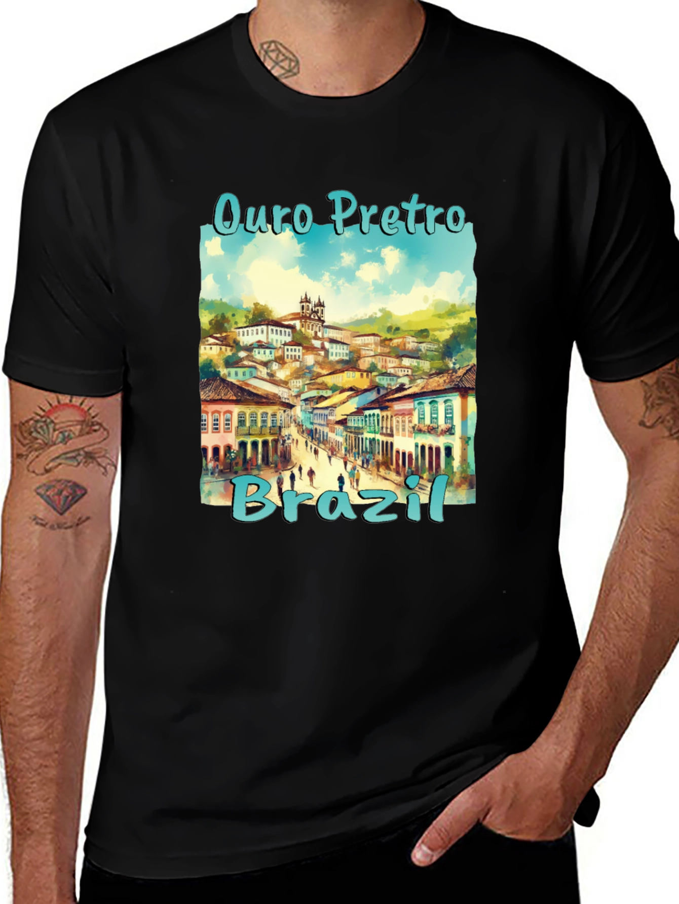 Variant 18 of Ouro Preto Brazil T-Shirt