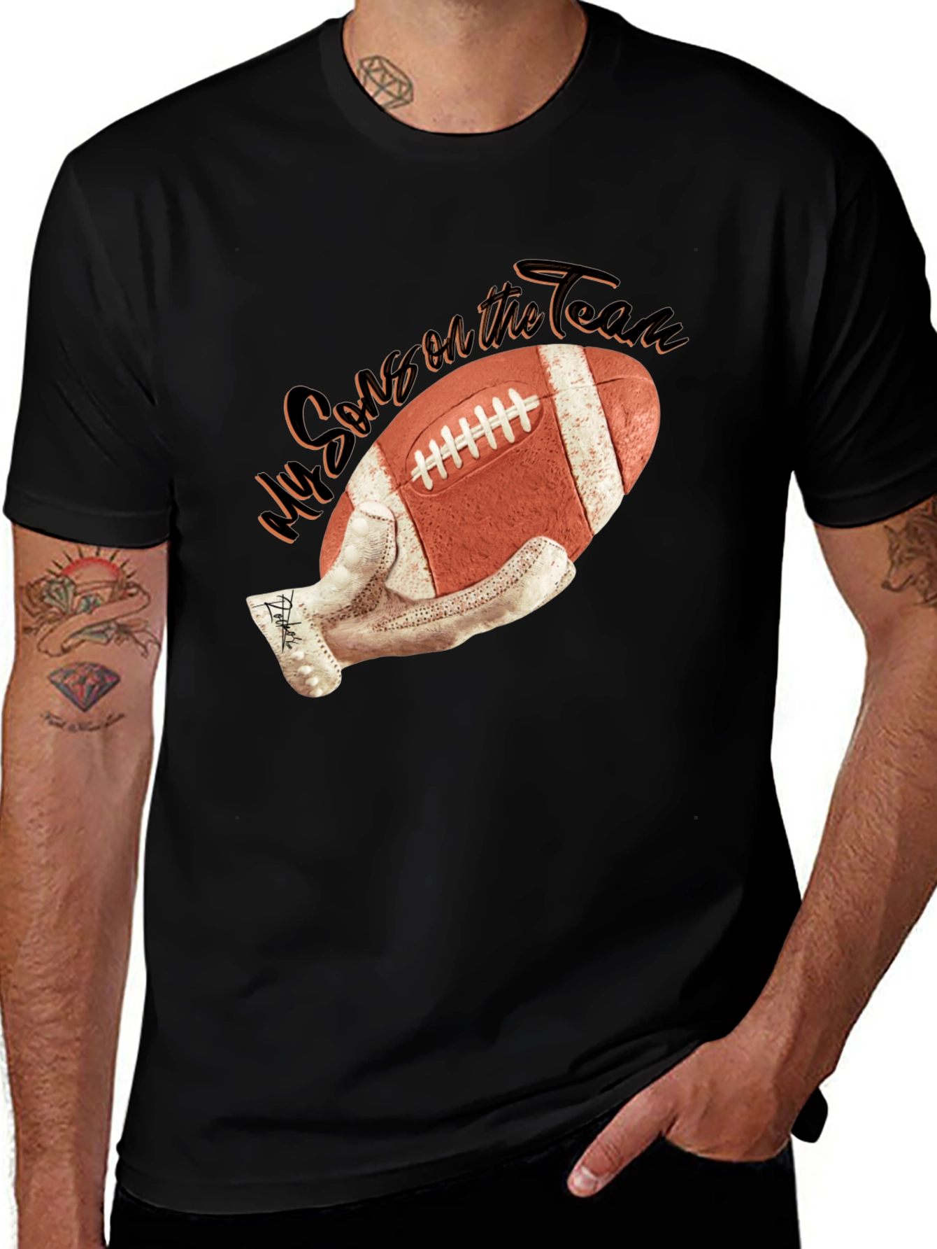 Variant 12 of My Sole on the Team T-Shirt - Football Fan Apparel