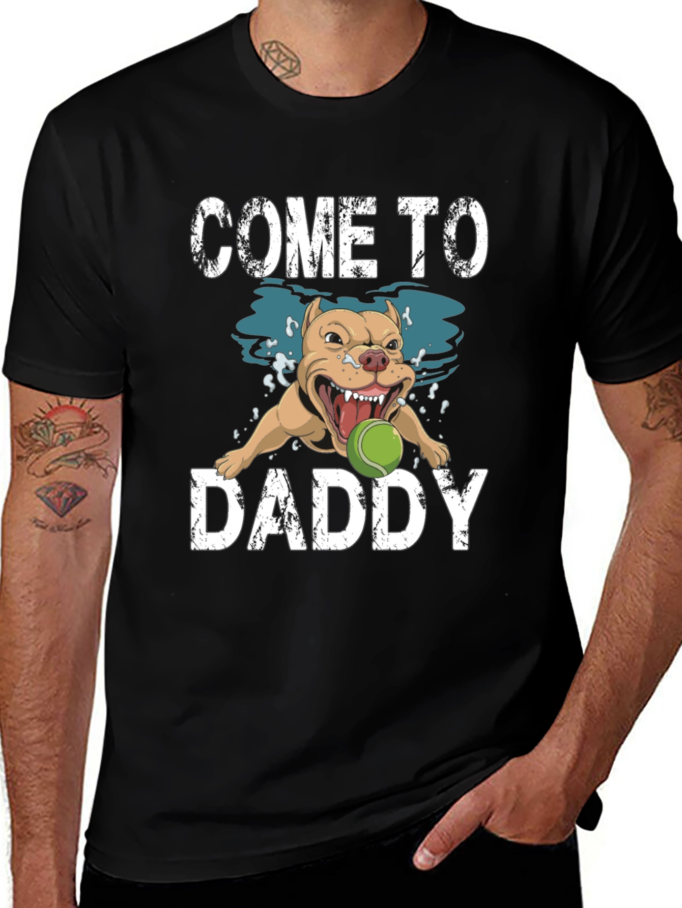 Variant 5 of Come to Daddy Dog Graphic T-Shirt