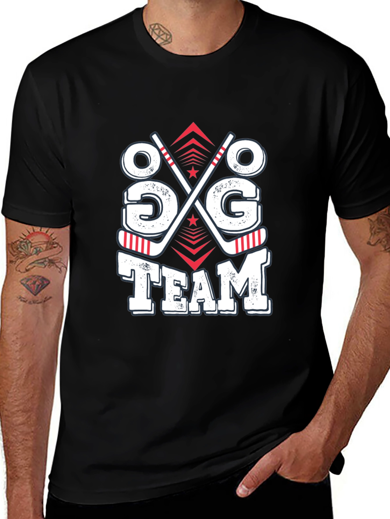 Variant 5 of Hockey Team T-Shirt