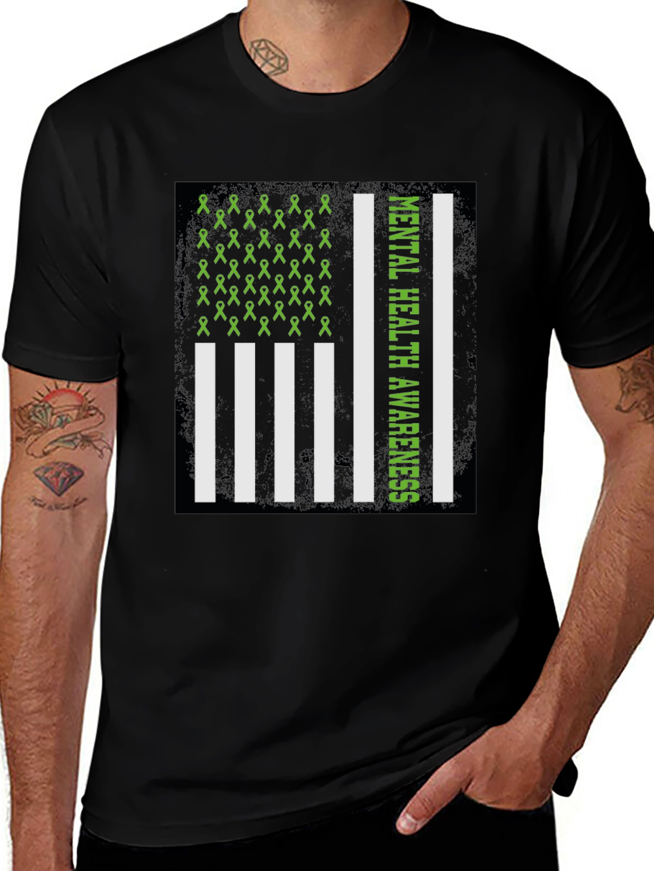 Mental Health Awareness Flag T-Shirt