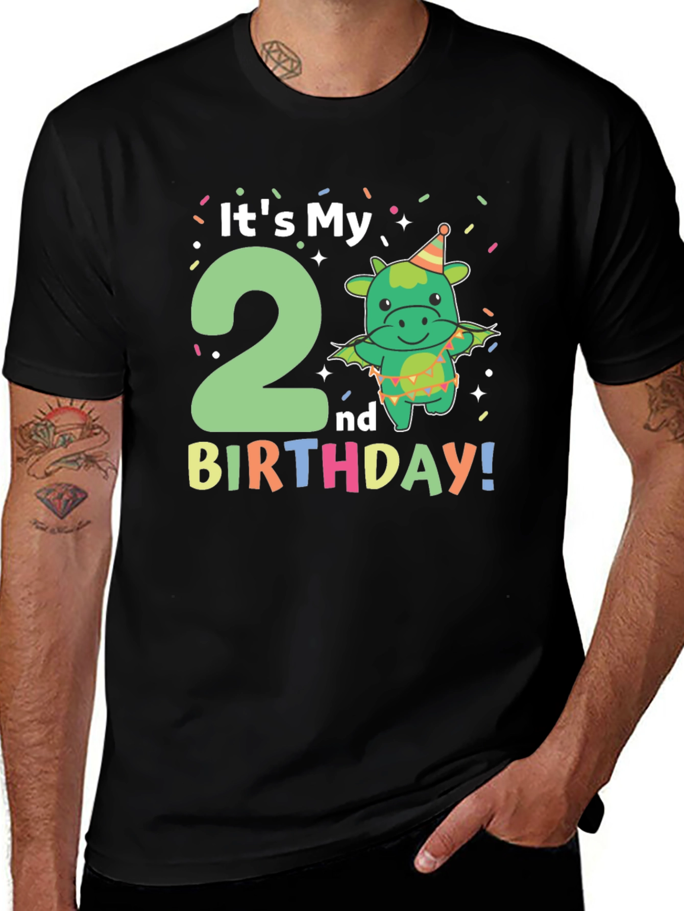 Variant 30 of It's My 2nd Birthday T-Shirt