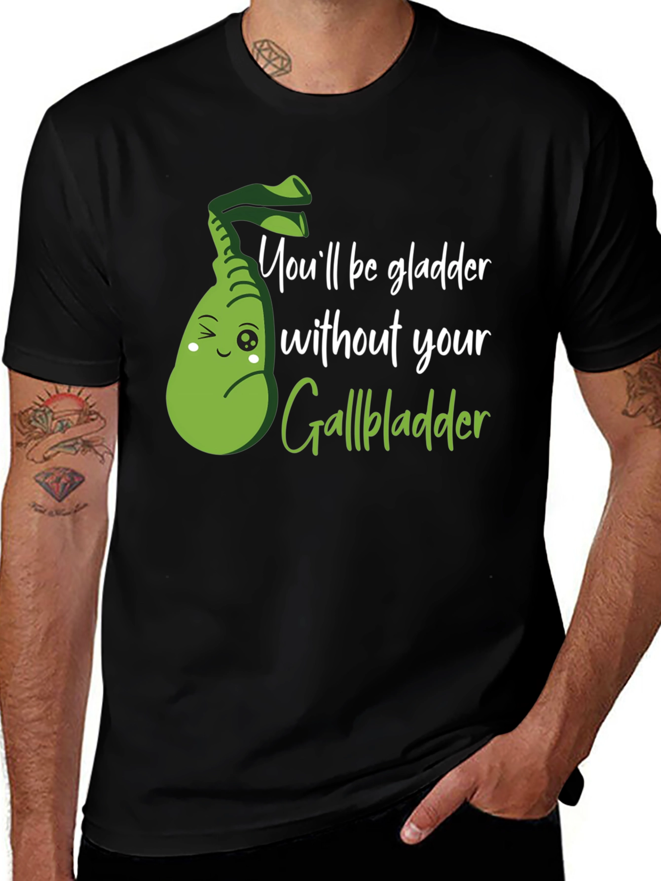 Variant 6 of Funny Gallbladder Removal T-Shirt