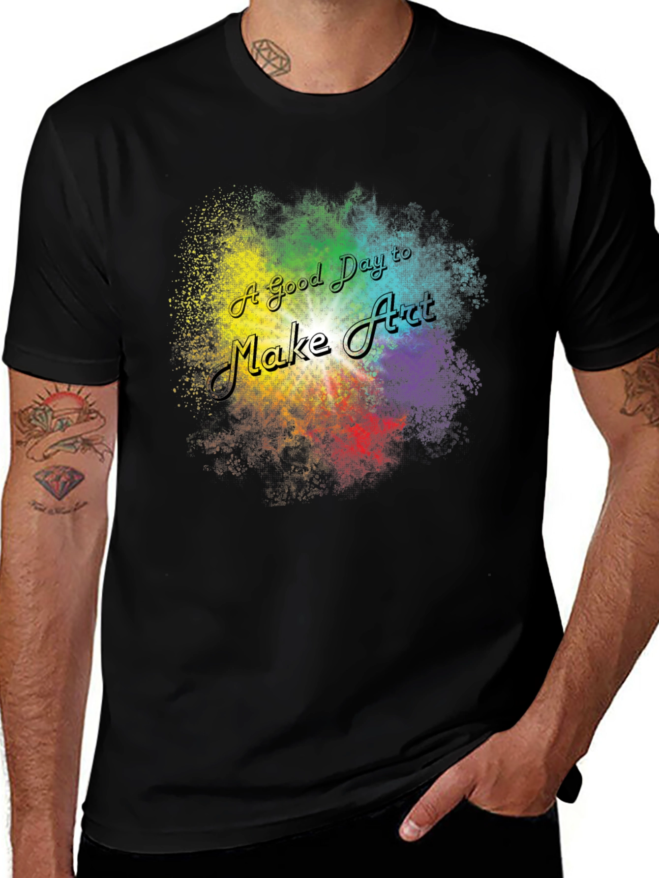 Variant 5 of Artistic Expression T-Shirt - Make Art