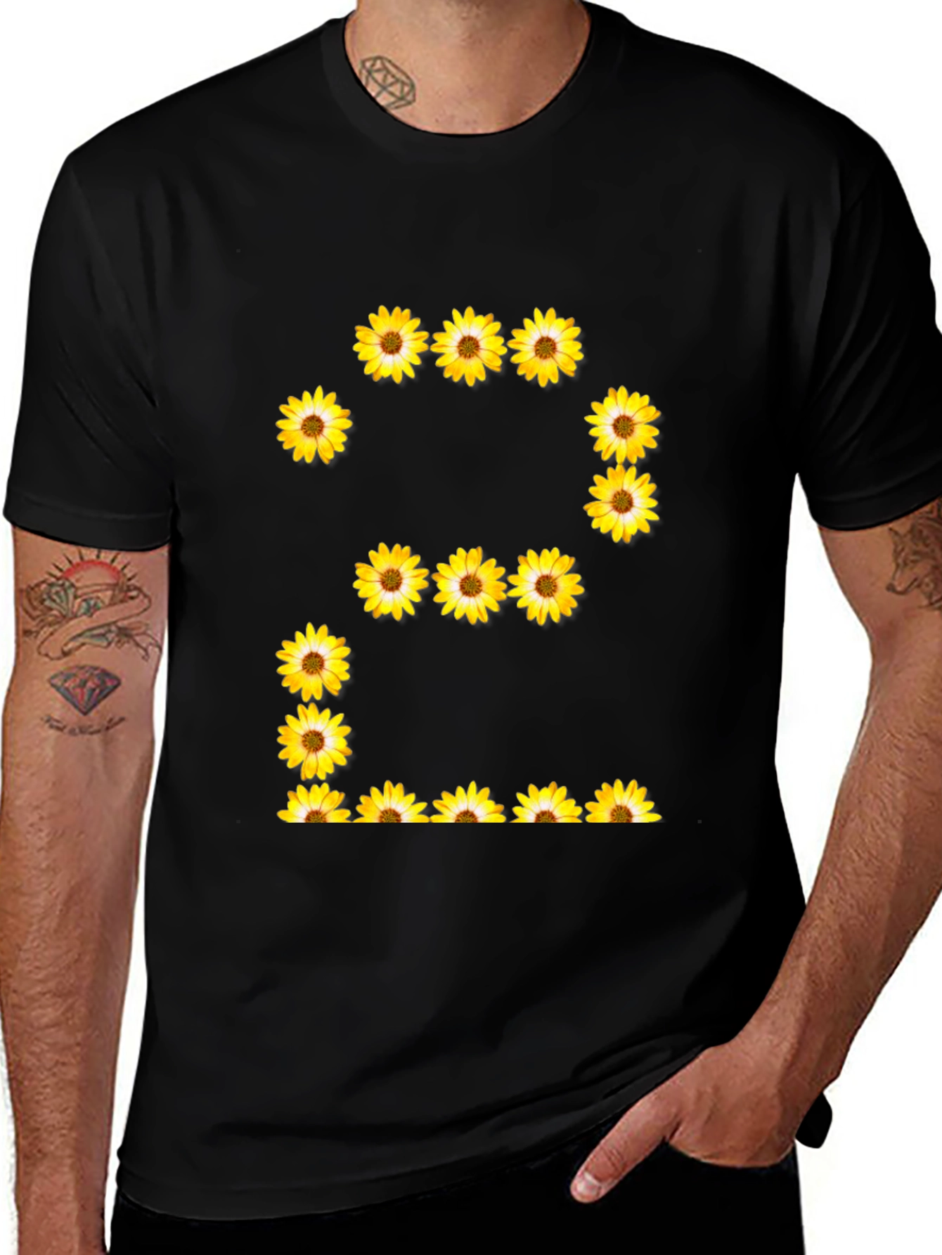 Variant 9 of Floral Number 2 T-Shirt