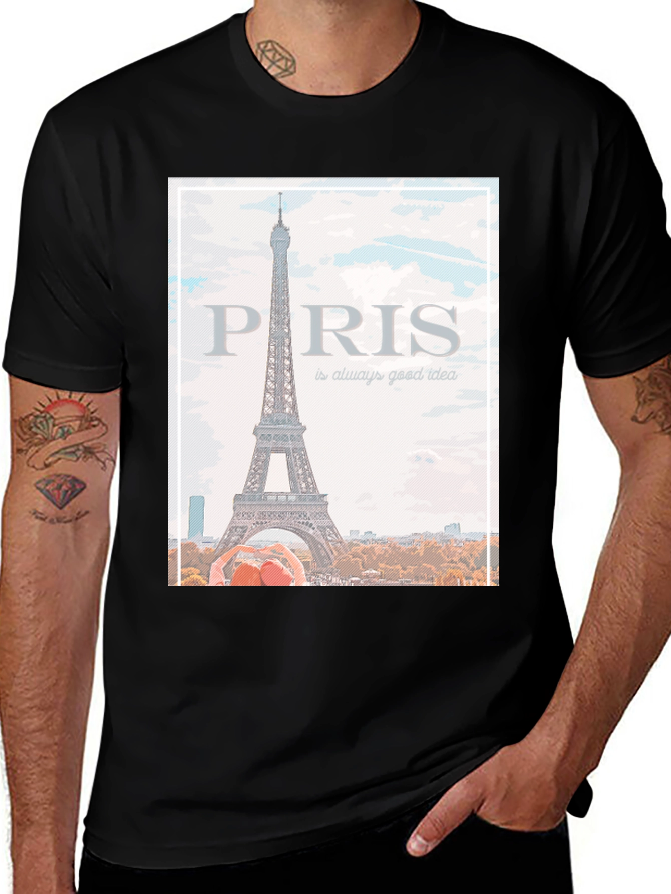 Paris Eiffel Tower T-Shirt - Always a Good Idea!