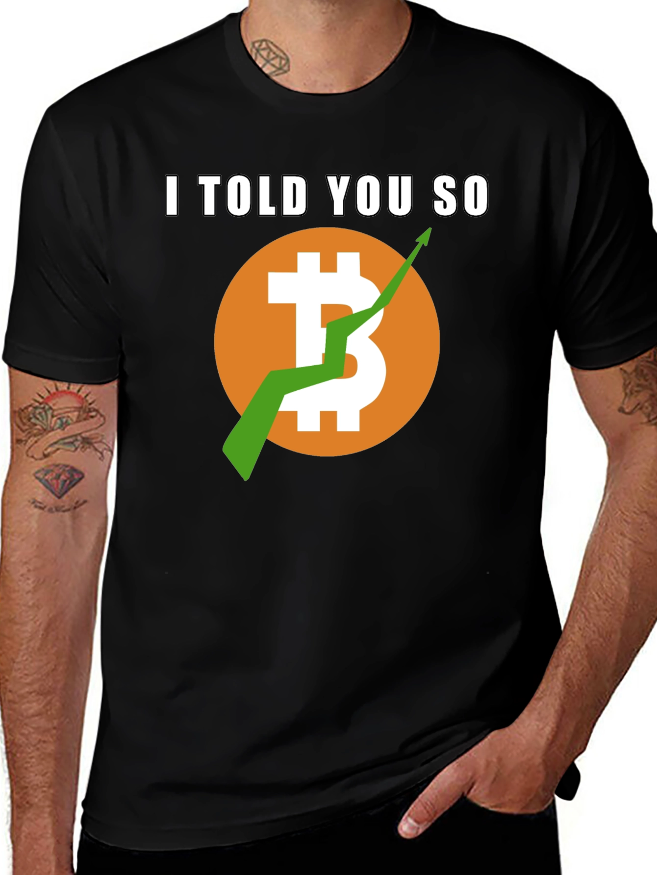 Bitcoin I Told You So T-Shirt Crypto Bull Market