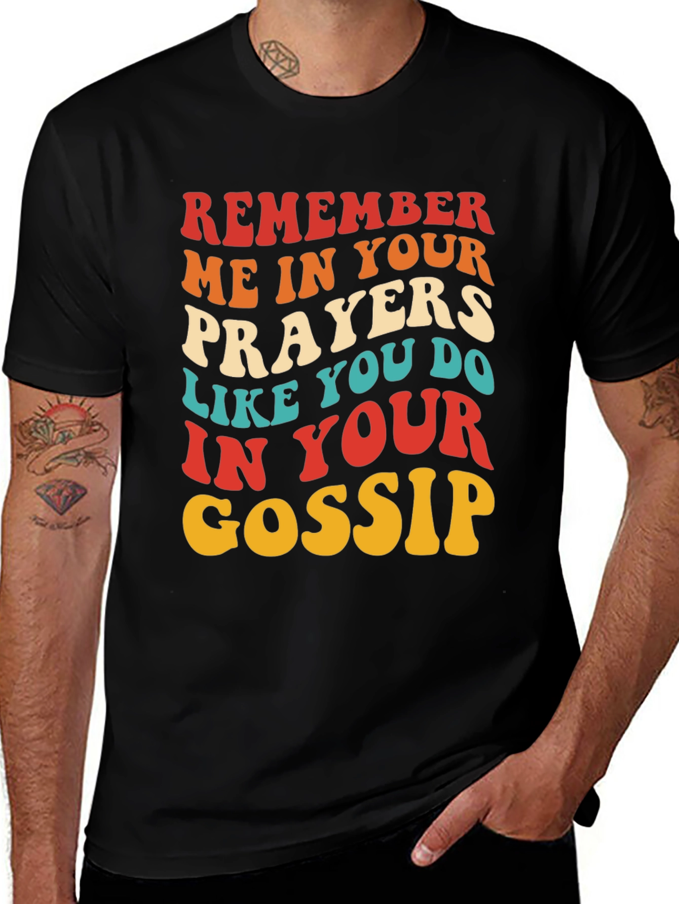Variant 25 of Remember Me T-Shirt - Prayer Gossip Tee