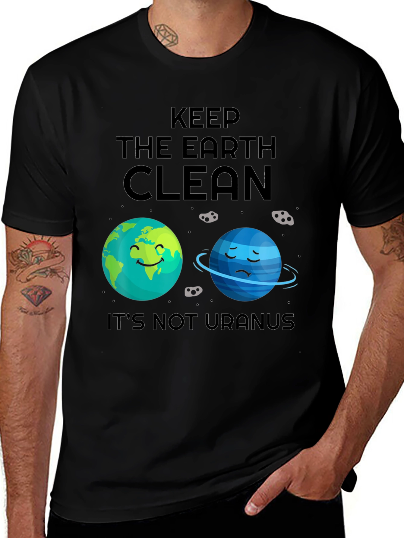 Variant 29 of Keep the Earth Clean Graphic Tee