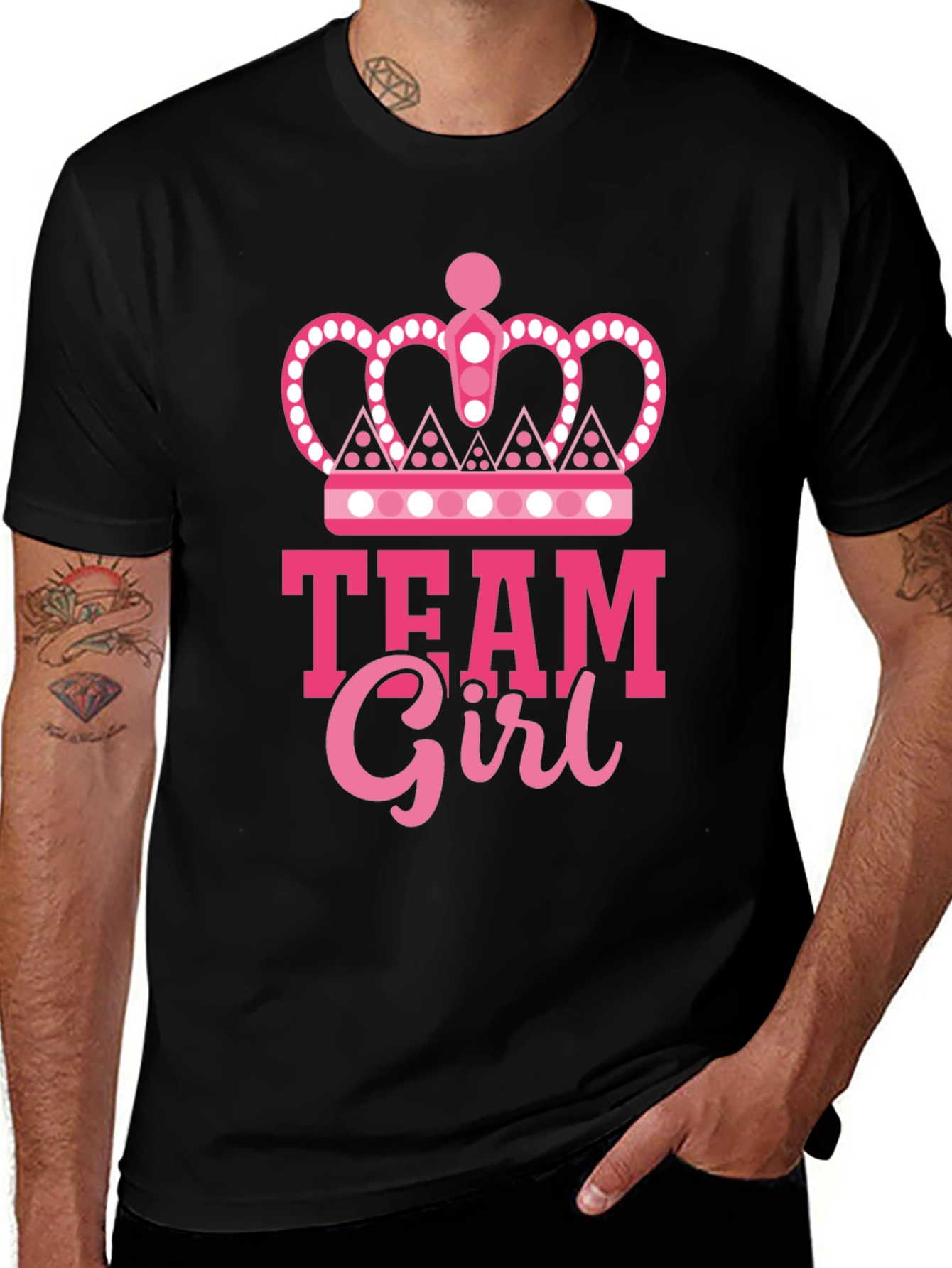 Team Girl Gender Reveal T-Shirt