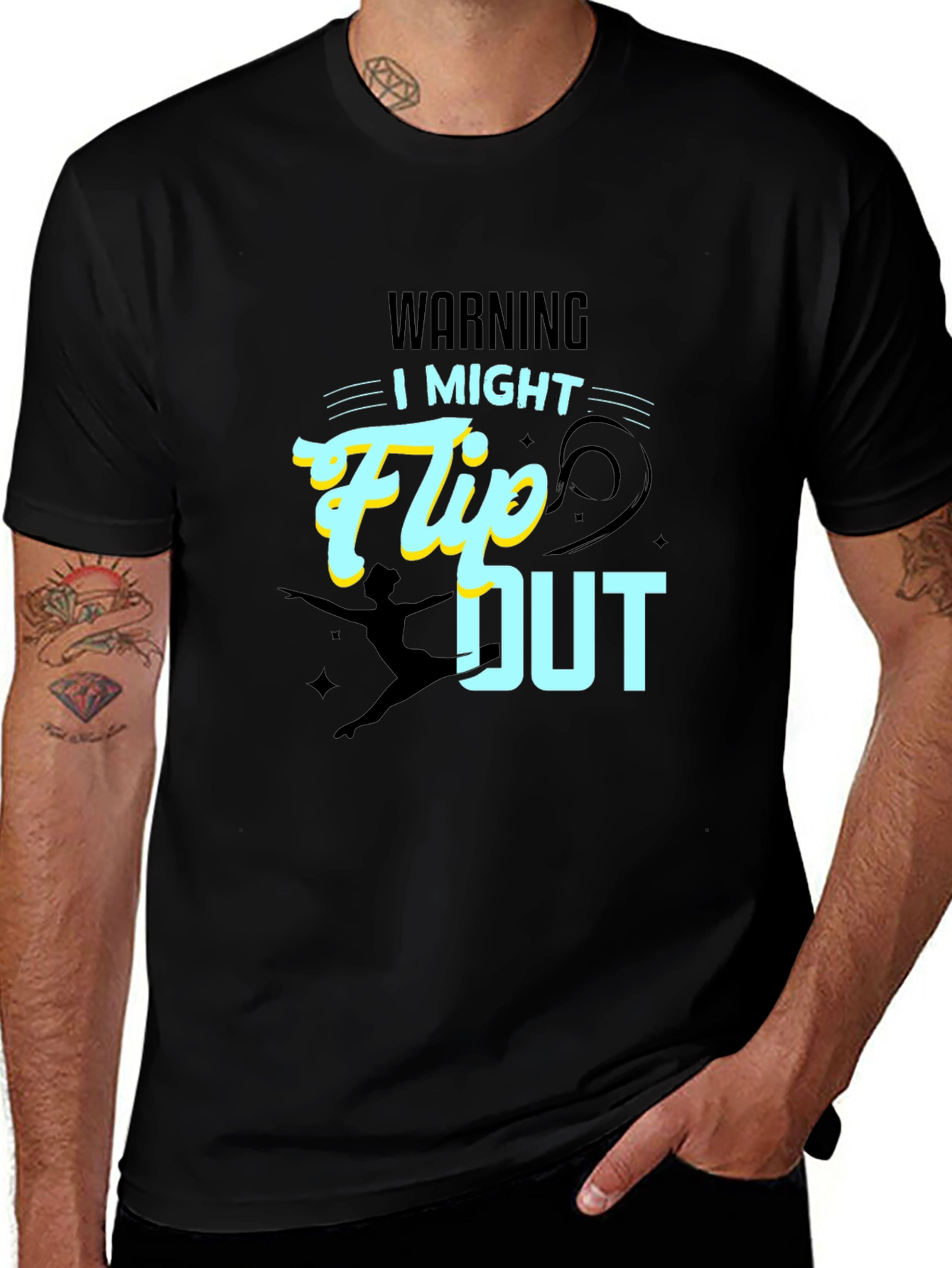 Variant 20 of Warning: I Might Flip Out - Graphic T-Shirt