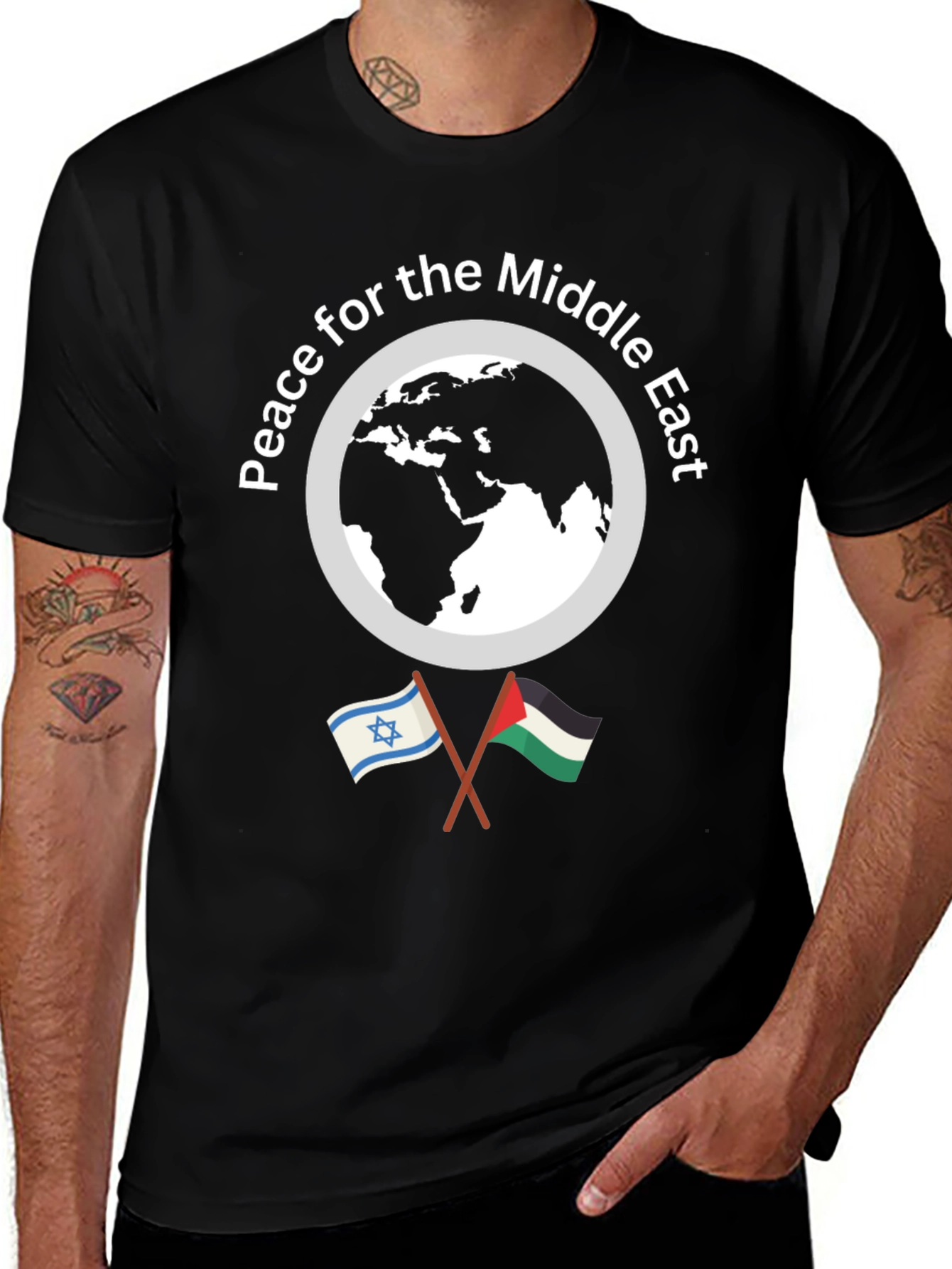 Variant 24 of Peace for the Middle East T-Shirt