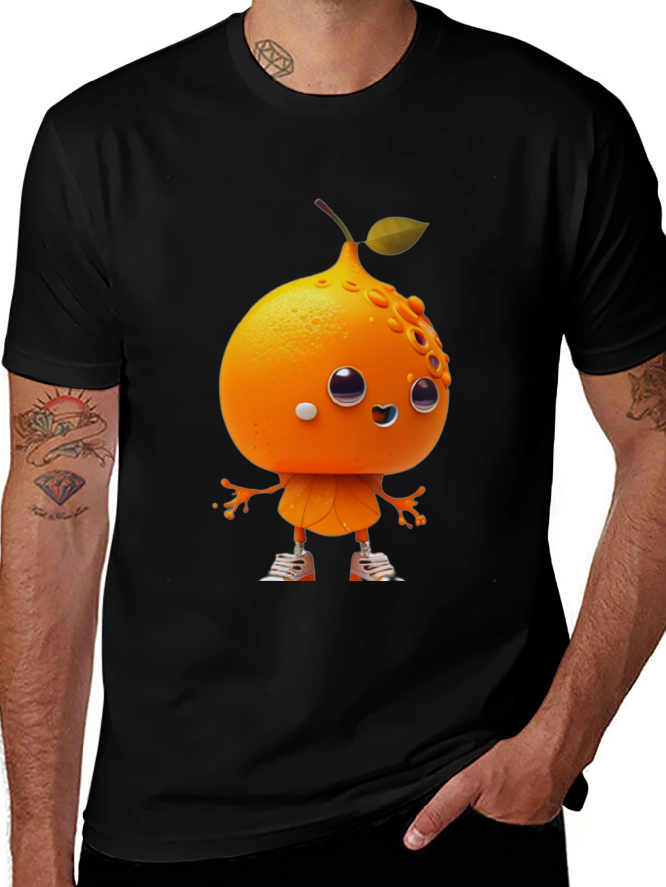 Variant 21 of Orange Character Graphic Tee